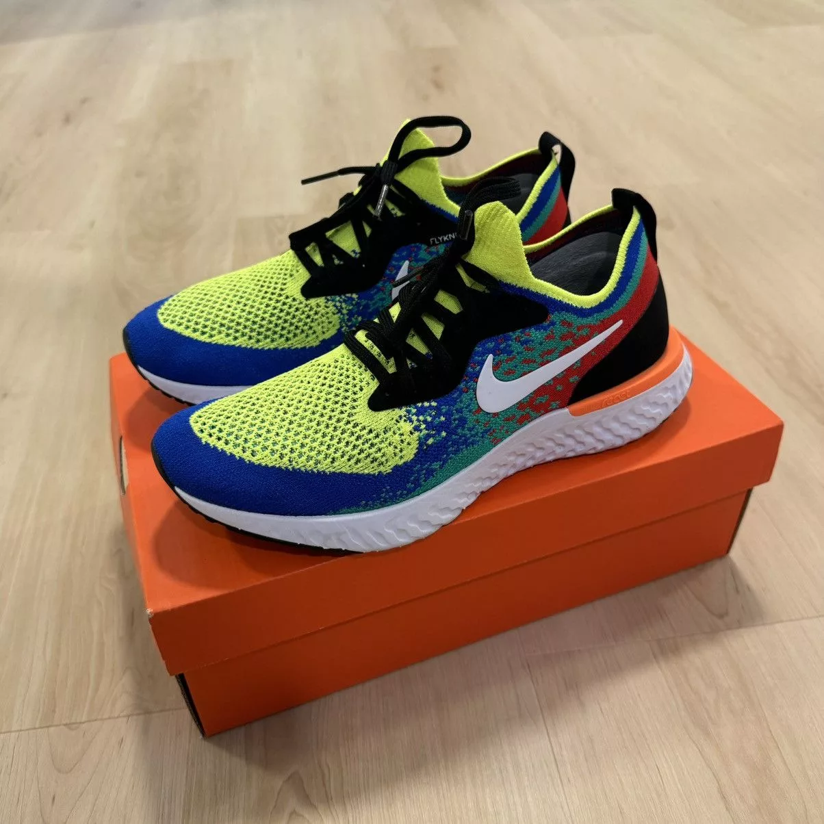 Nike Low Top Sneakers NIKE EPIC REACT FLYKNIT BELGIUM Green