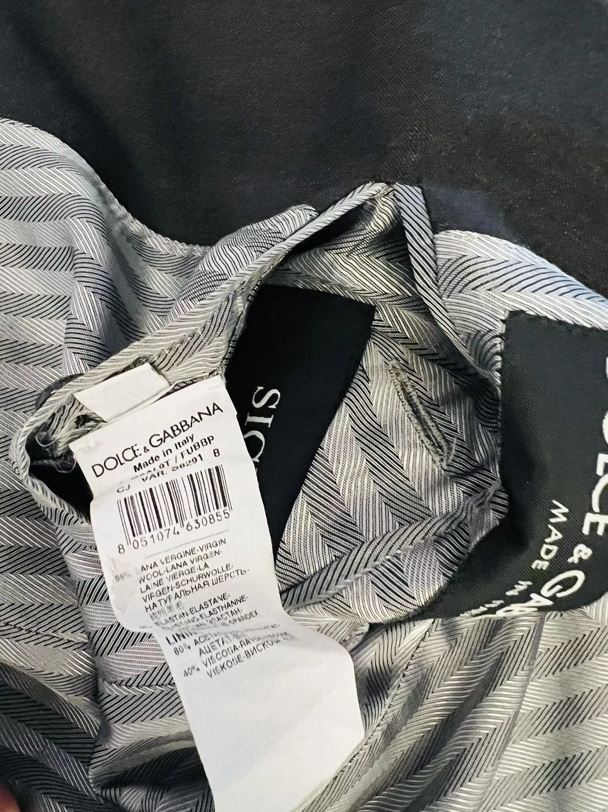 Dolce & Gabbana Blazers Dolce & Gabbana Wool Jacket Gray