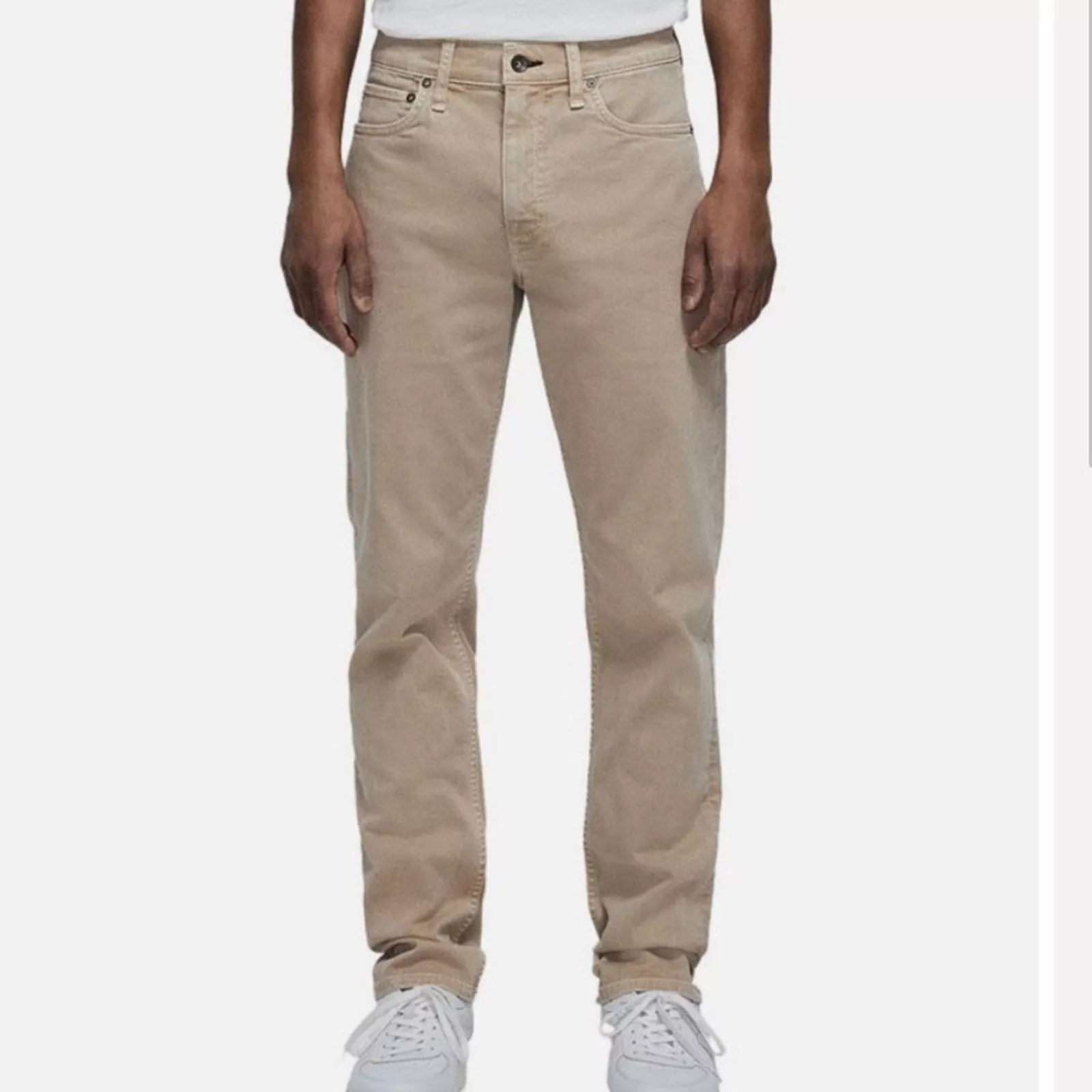 Rag & Bone Casual Pants Rag & Bone Standard Issue Fit 2 Slim Leg Pants Stone Size 36 Brown