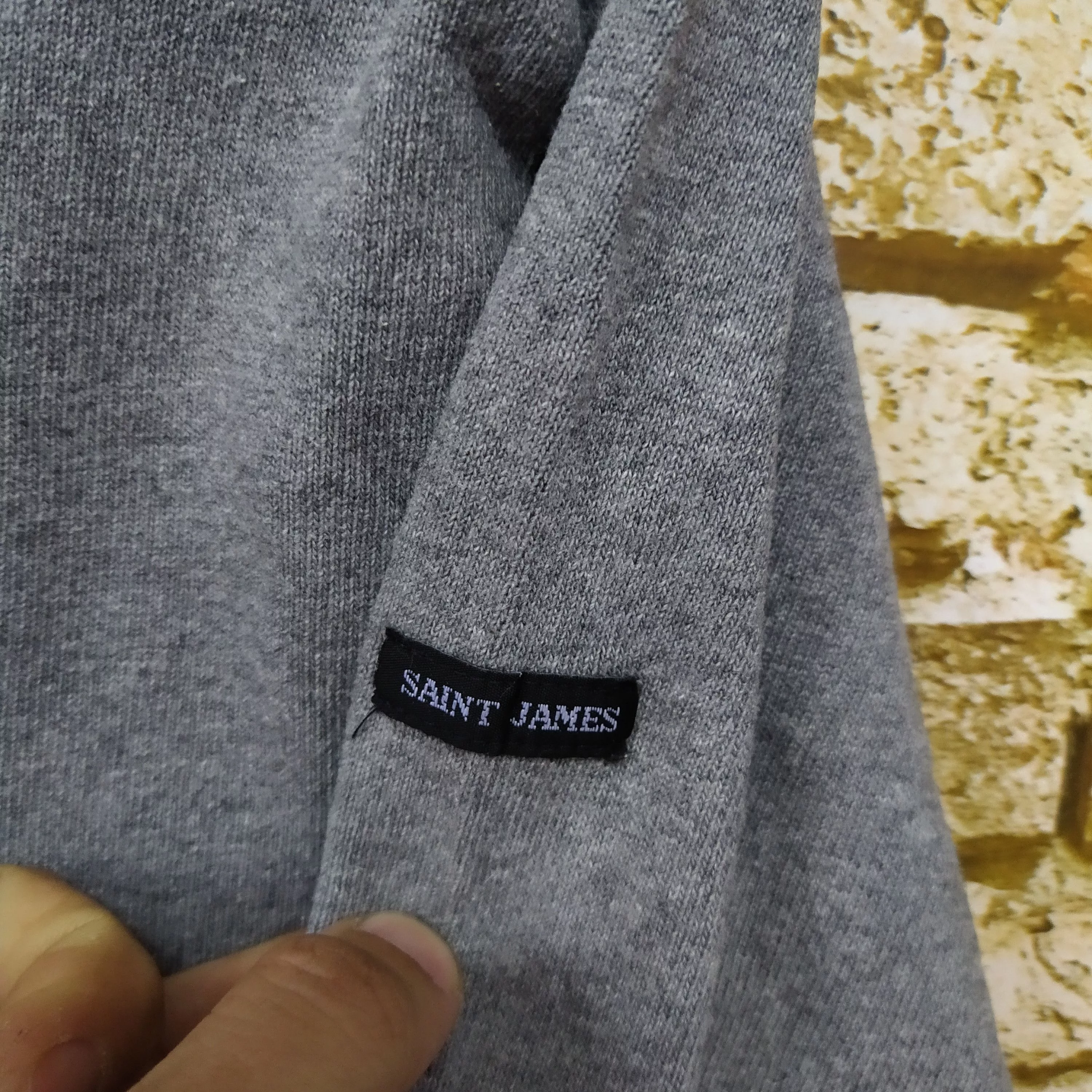 Saint James Long Sleeve T Shirts SAINT JAMES LONG SLEEVES (D233) Gray