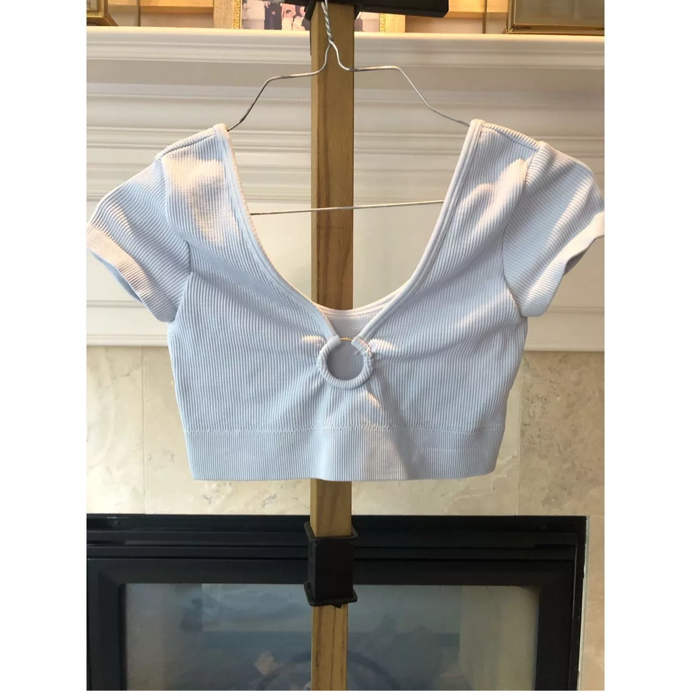 Other Crop Tops Other Aerie Baby Blue Crop Top Size S
