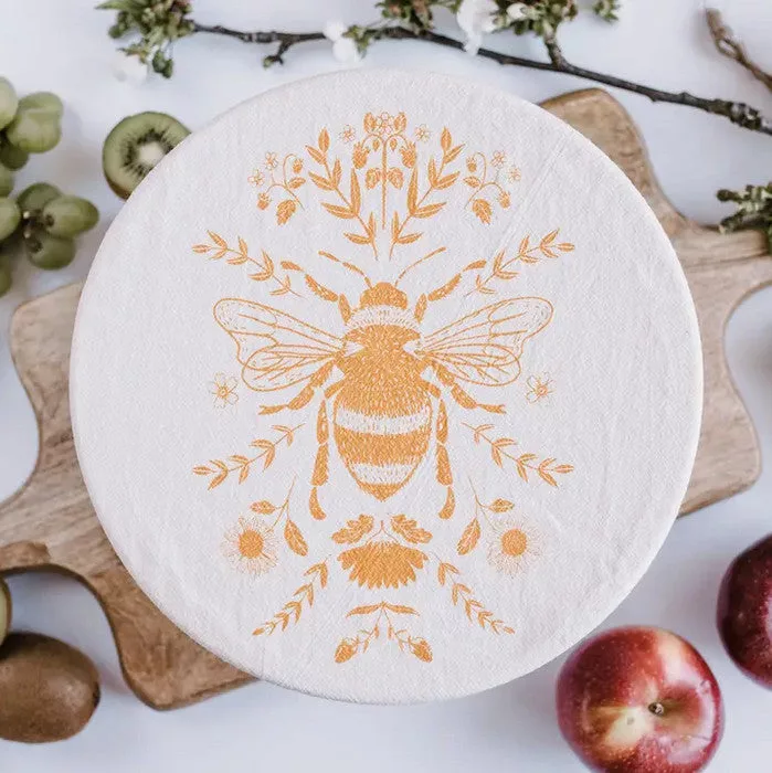 Yellow Bee Bowl Cover MD