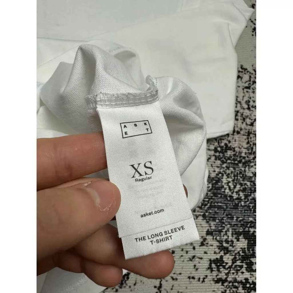 Asket Blouses Asket Longsleeve White Size XS