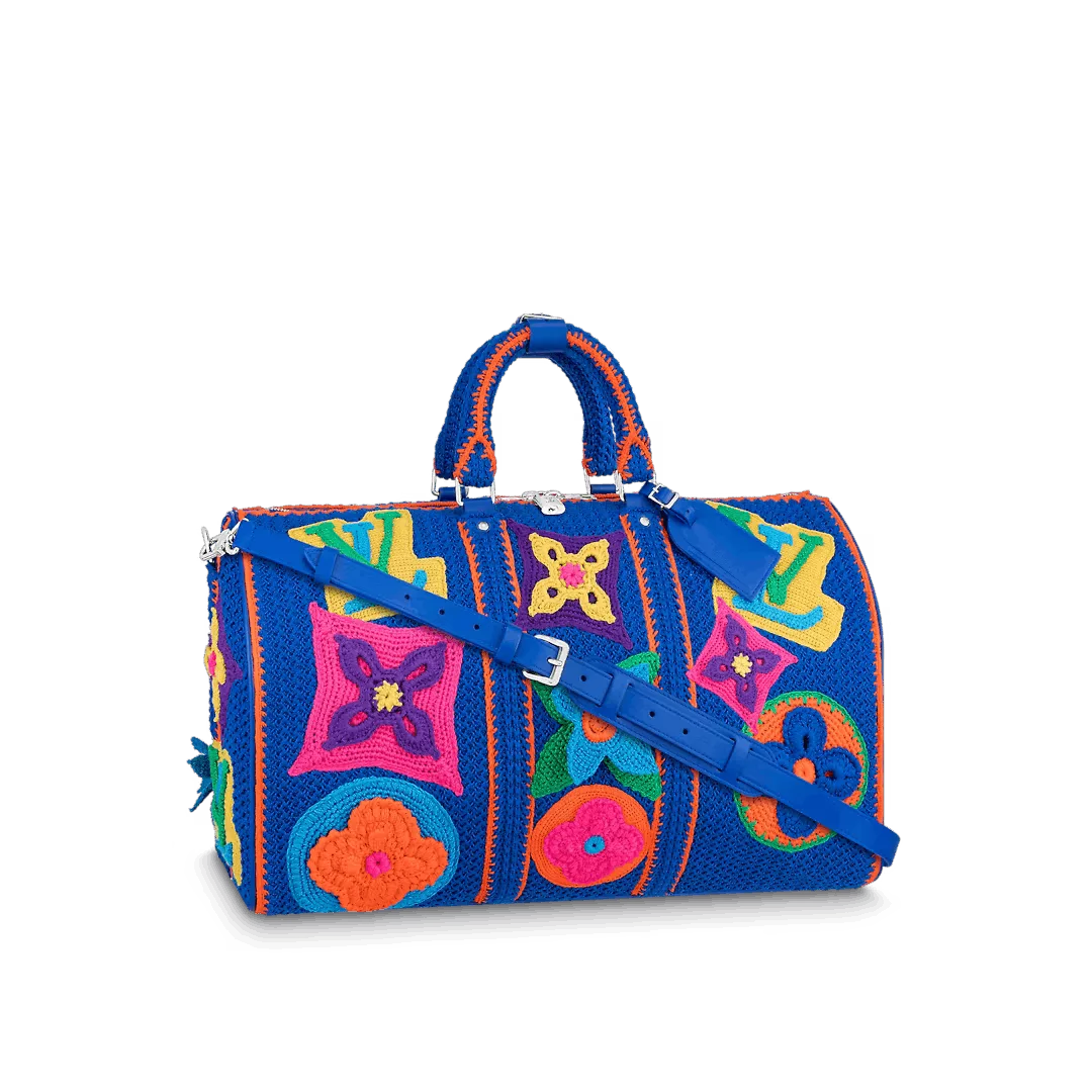 Louis Vuitton Bags Luggage Louis Vuitton Keepall Bandoulière 50 Crochet Bag Multi