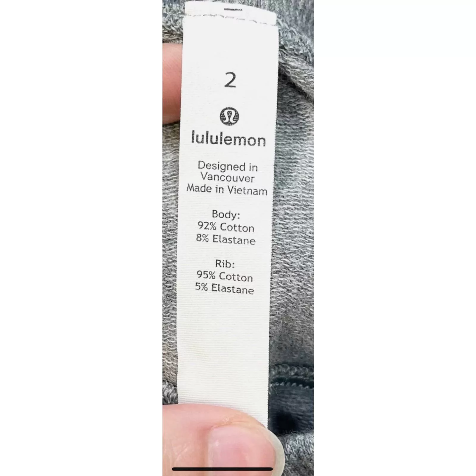Black full length Lululemon Leggings size 2