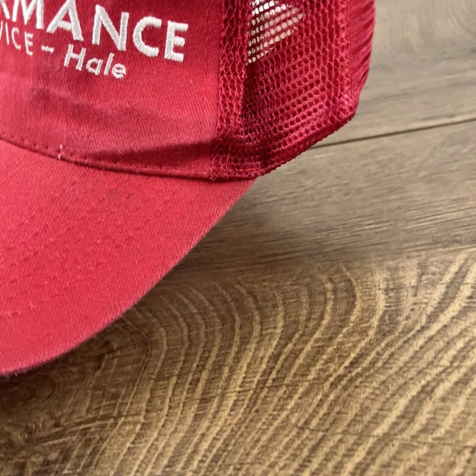 Other Hats Other Performance Food Service Hat Red Cap Adjustable Hat Red Adul