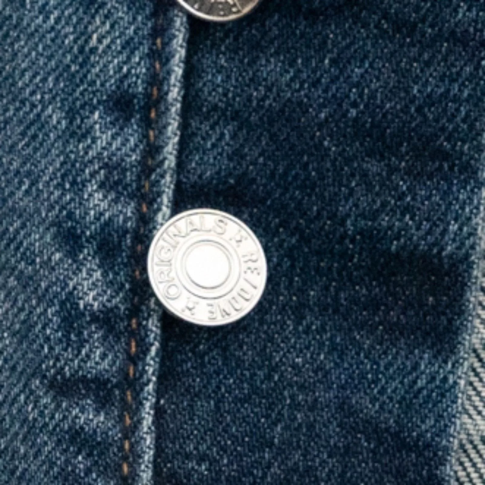 RE/DONE Jeans RE/Done. Double Needle Long Stretch Jeans In Blue.