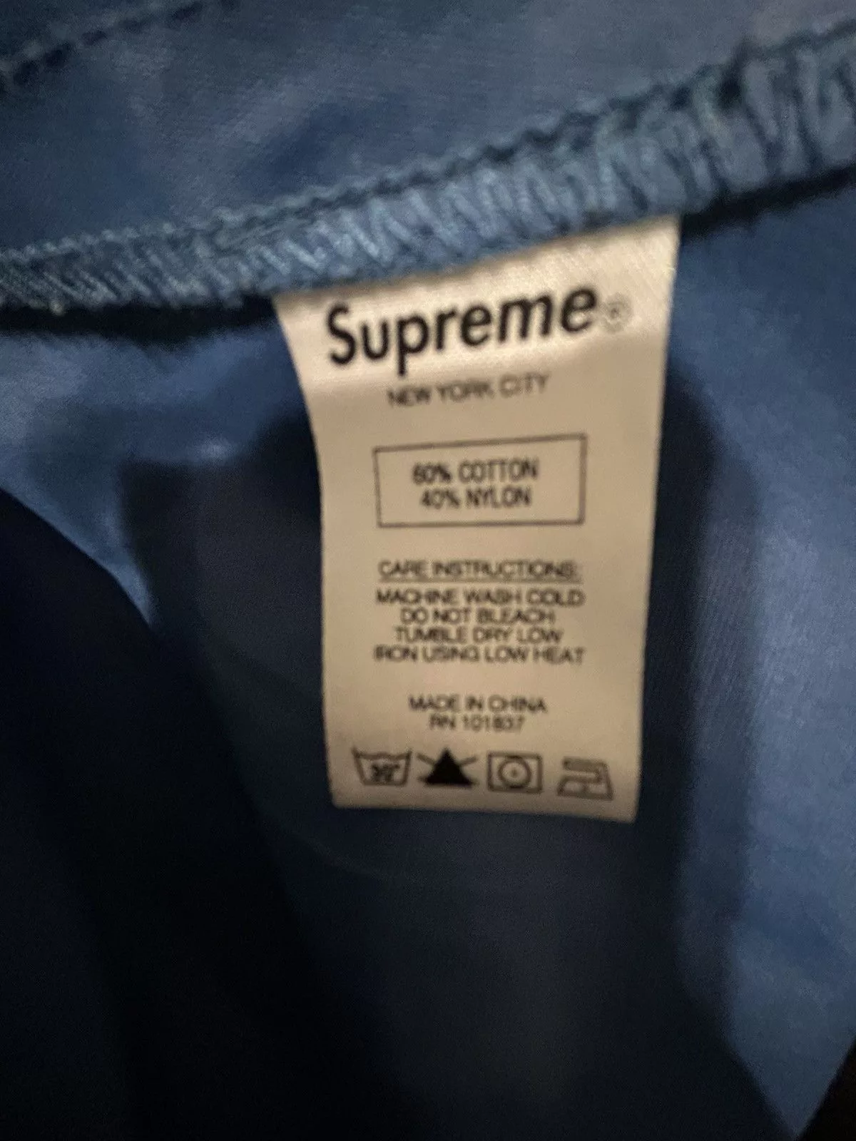 Supreme Sweatpants Joggers Supreme heavy nylon pants royal Blue