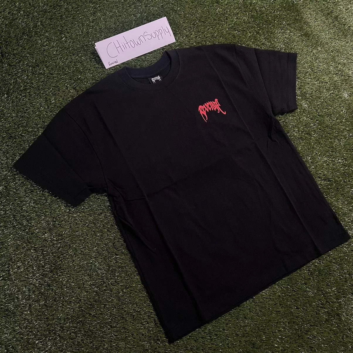 Revenge Short Sleeve T Shirts Revenge X Kill Tee Tee Black/Red Size Medium
