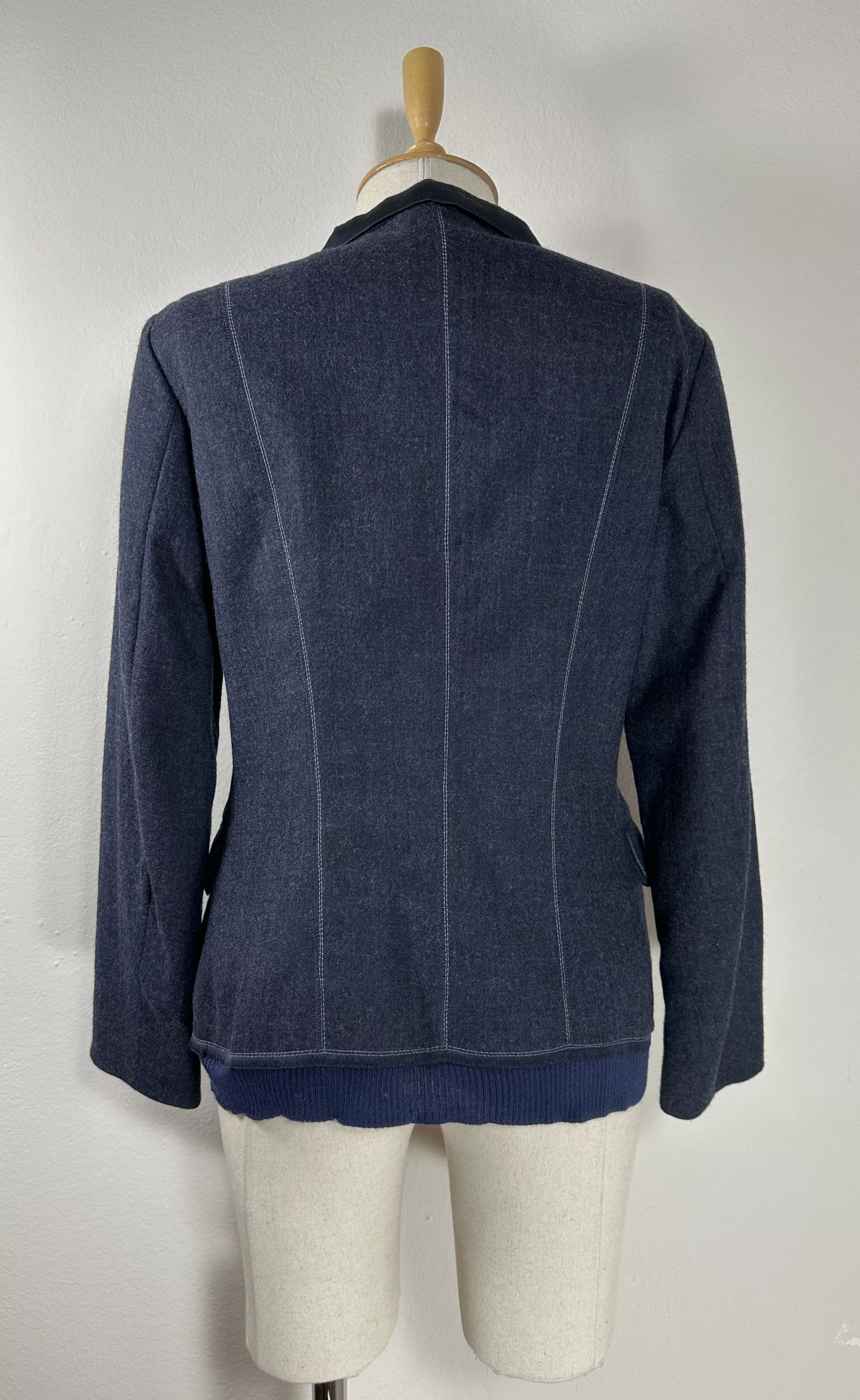 Marithe + Francois Girbaud Blazers Marithe + Francois Girbaud Blue wool blazer