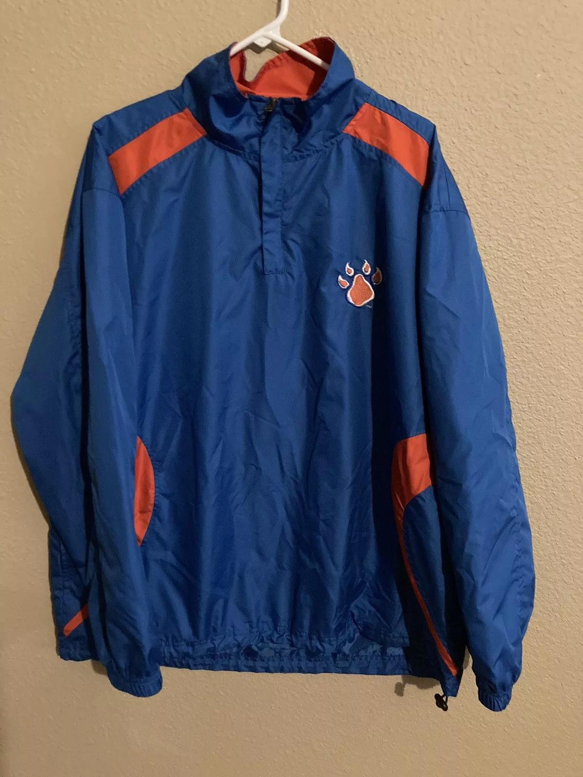 NCAA Light Jackets NCAA × Vintage Vintage NCAA Clemson Tigers Windbreaker Jacket Blue Sportswear