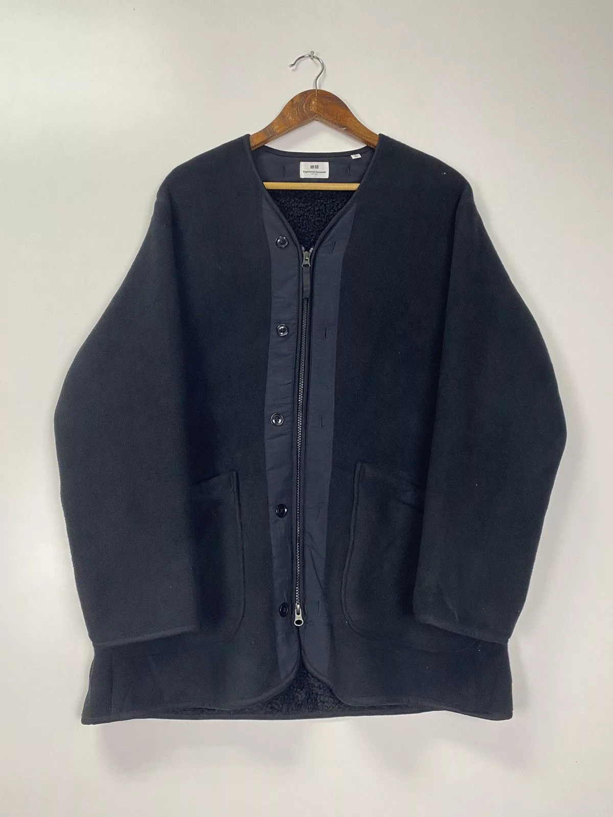 Engineered Garments Light Jackets Engineered Garments × Uniqlo Uniqlo Engineered Garments Zipper Jacket Black