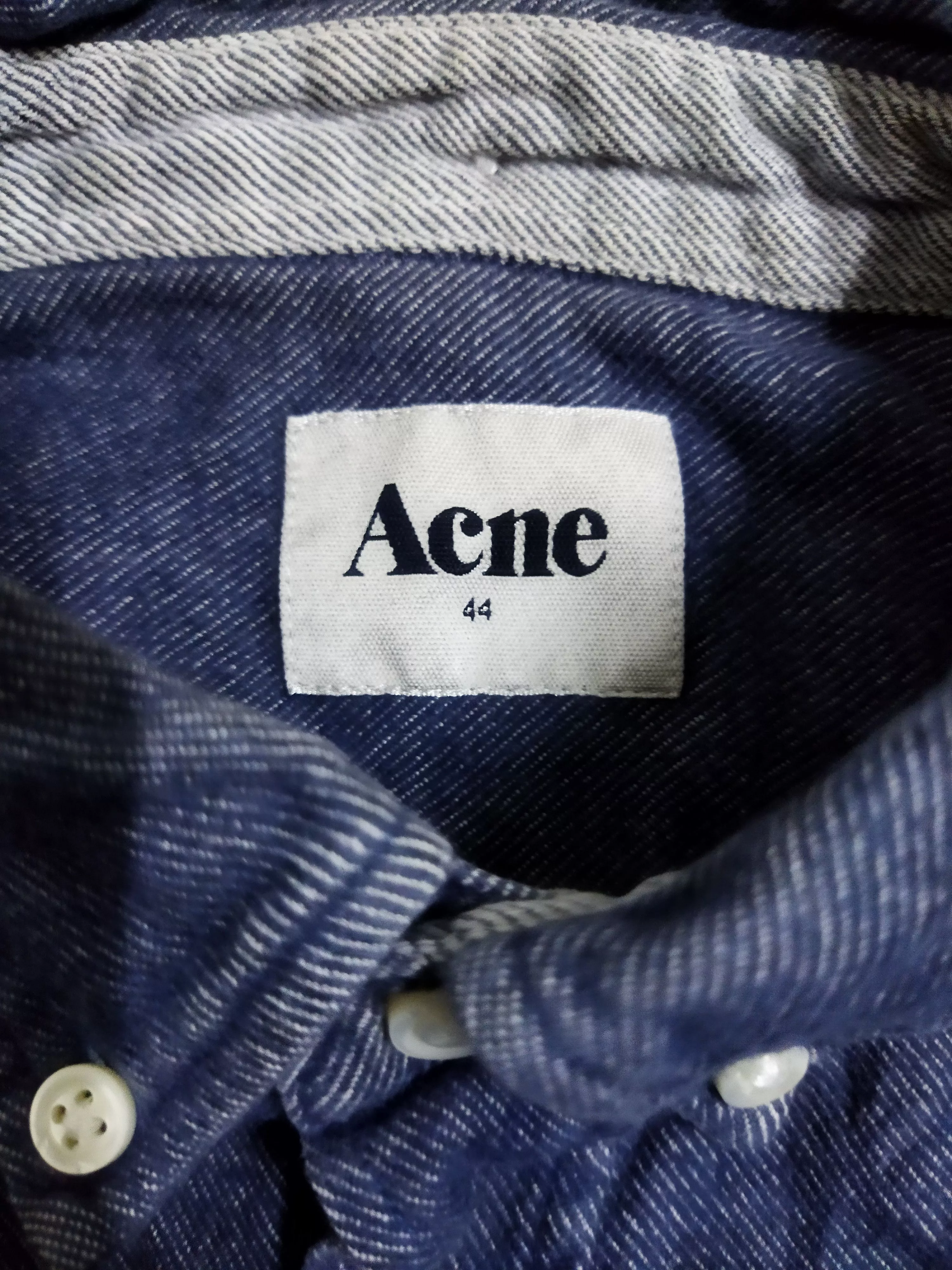 Acne Studios Shirts Button Ups Acne Studios Denim Shirt Blue