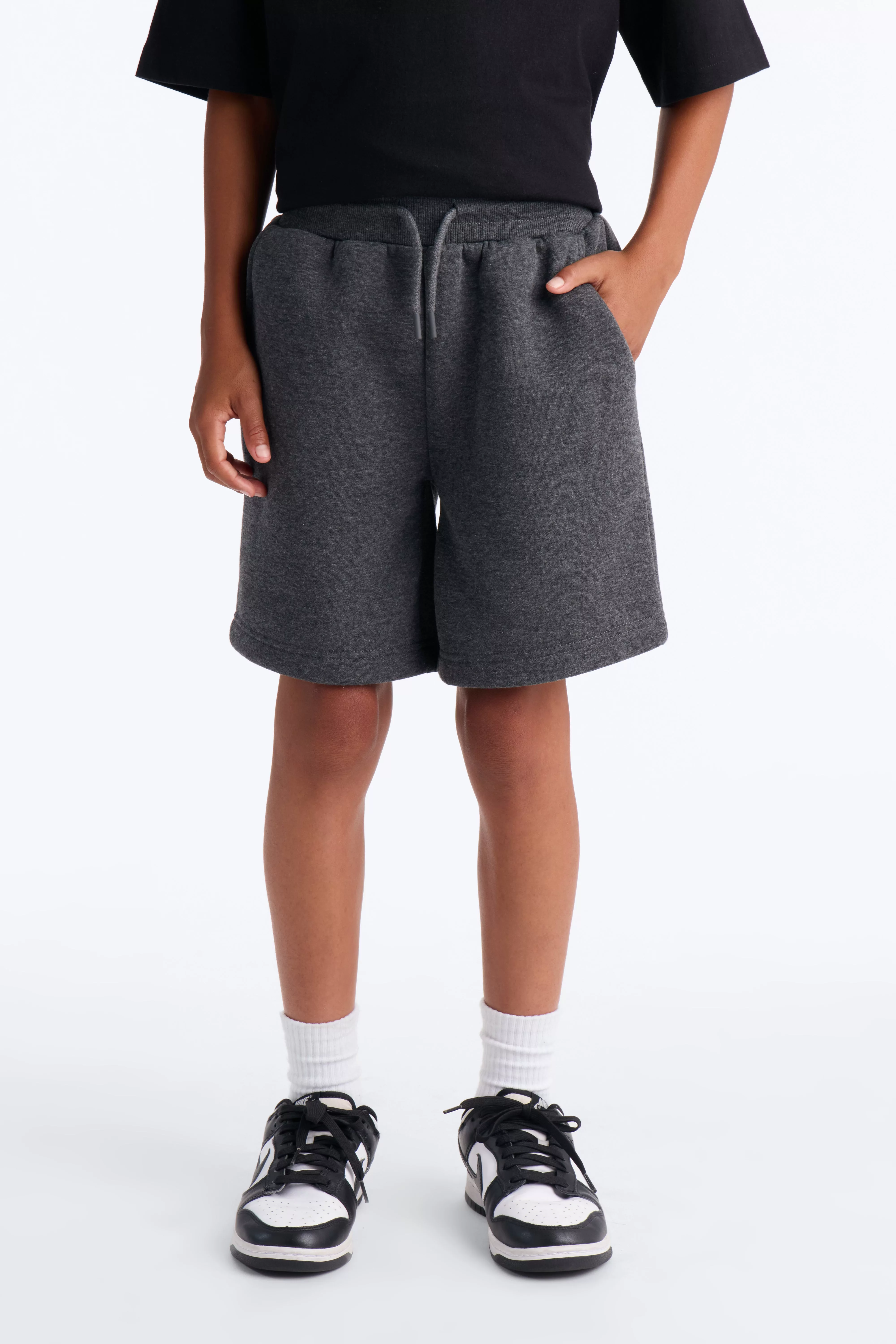 Mini Tyson Sweatshort - Charcoal