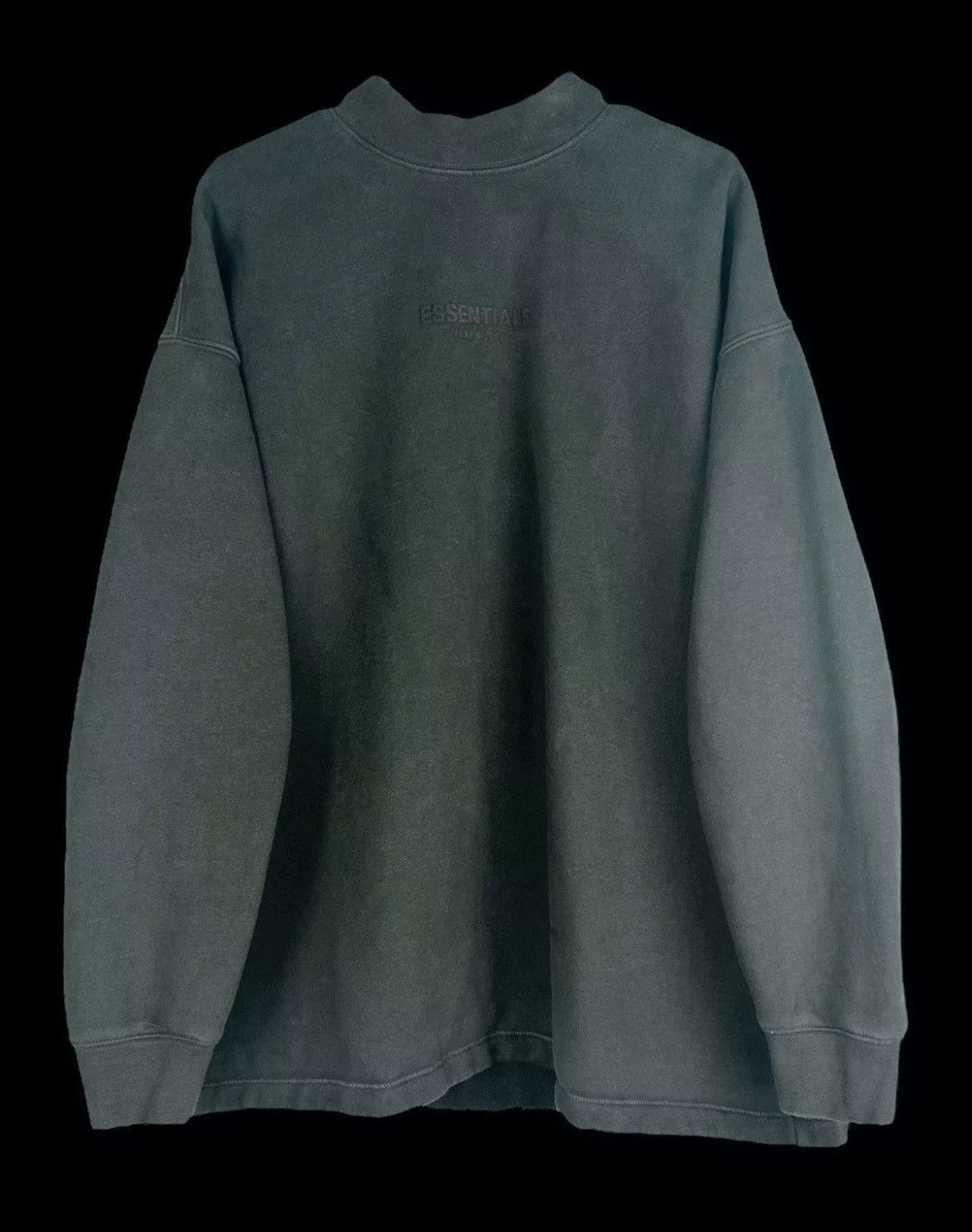 Essentials Sweaters Knitwear ESSENTIALS Fear of God Boxy Olive Green Sweater Crewneck Streetwear