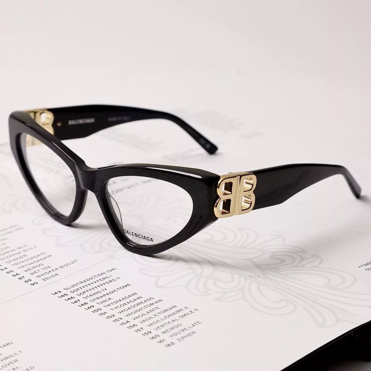 Balenciaga Glasses BALENCIAGA BB0313O GLASSES Black