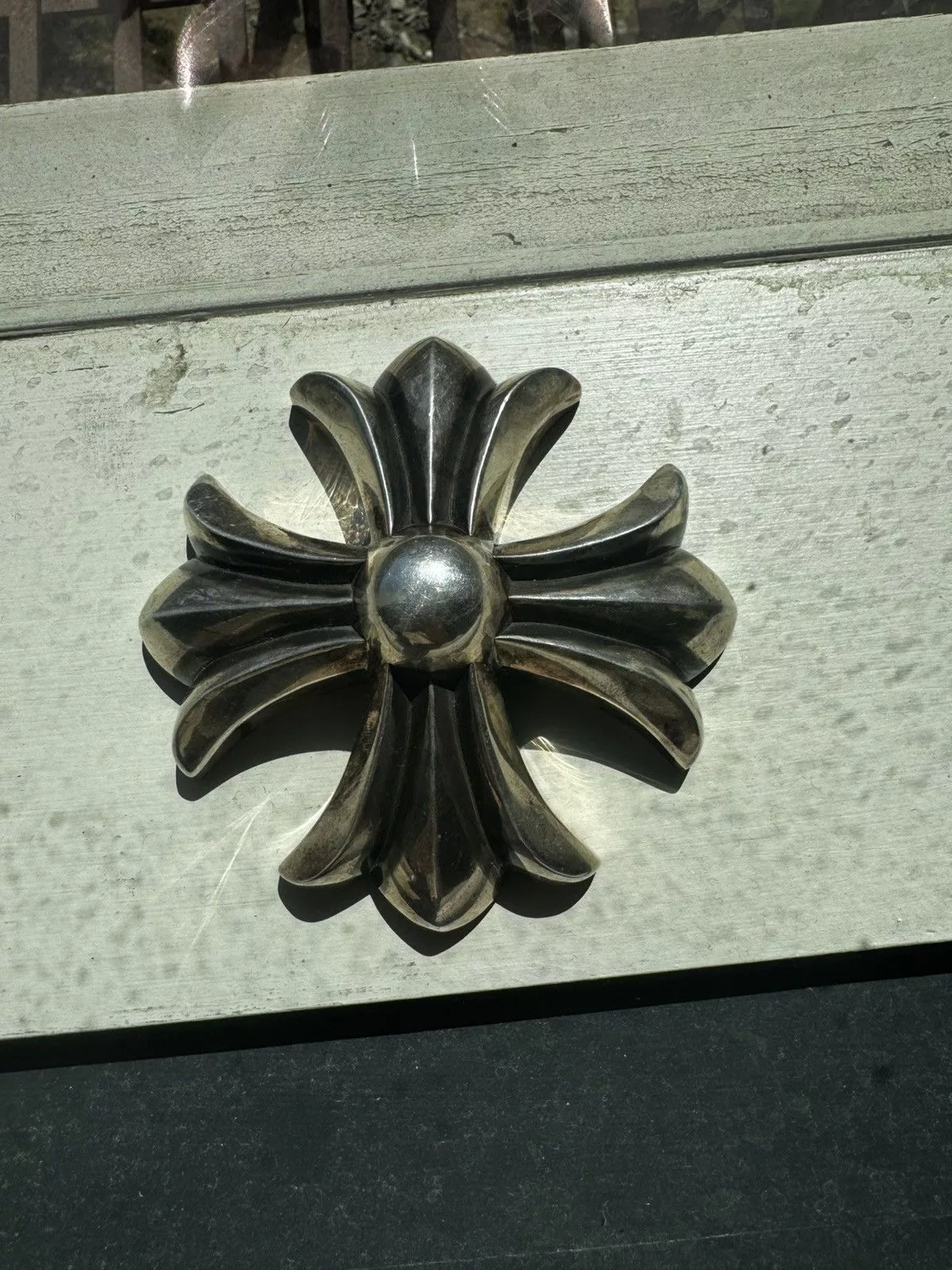 Chrome Hearts Miscellaneous Chrome Hearts Silver Plus Paperweight