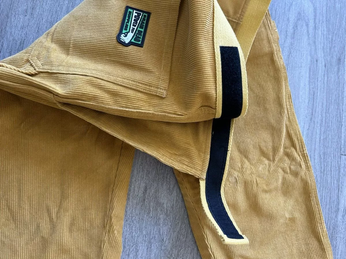 Brain Dead Casual Pants Brain Dead Corduroy Carpenter Pants Yellow
