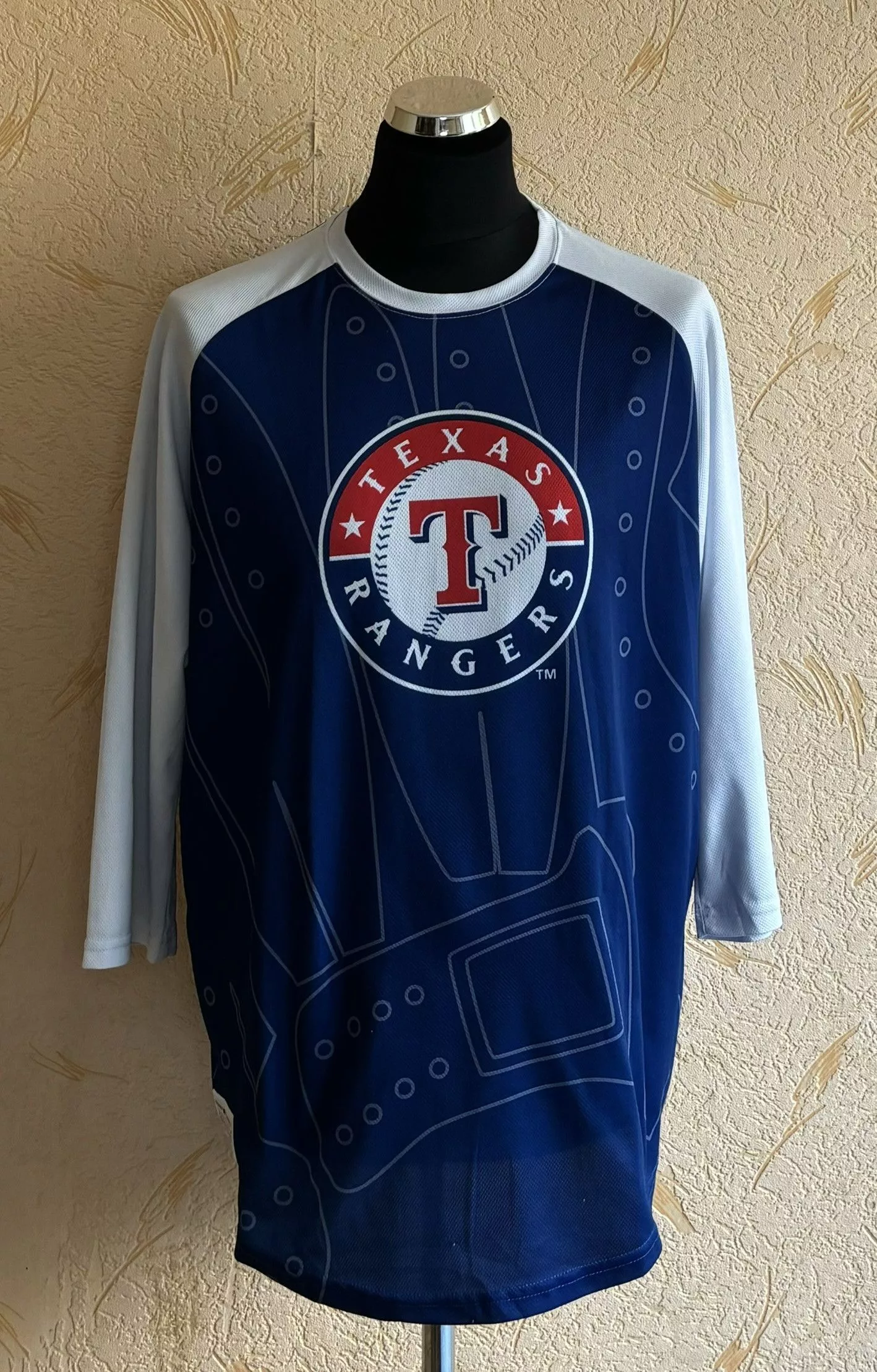 MLB Jerseys Texas Rangers SportCrate MLB Jersey Size. XL Blue Sportswear