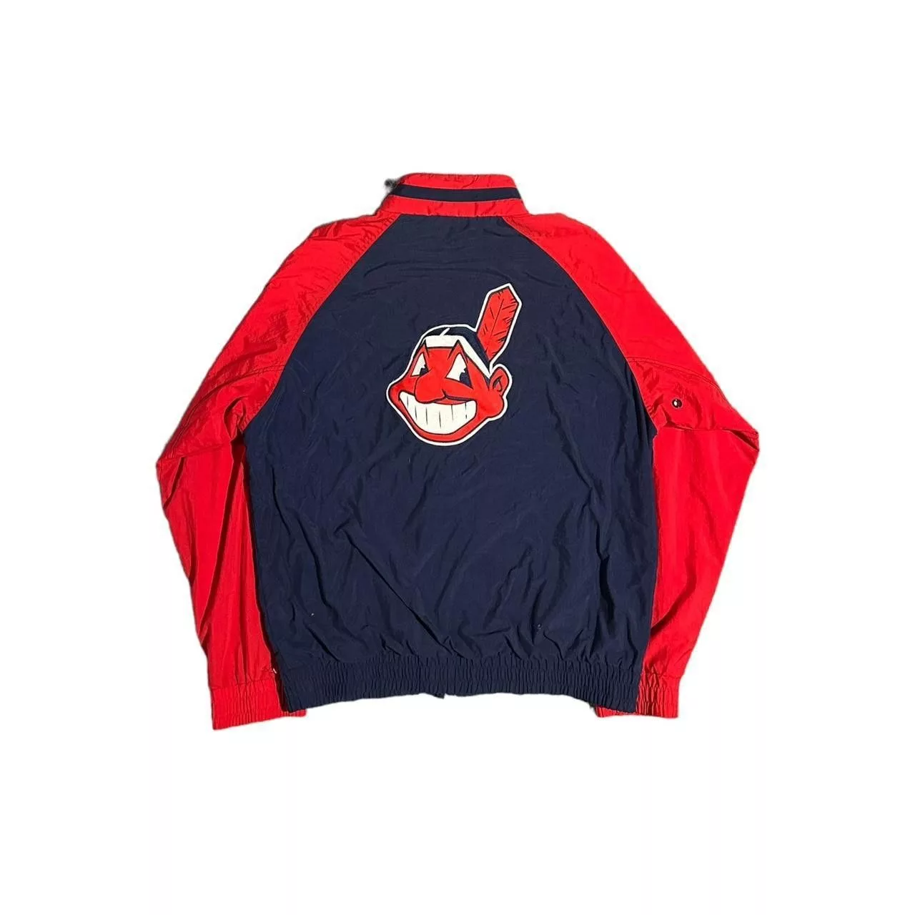 MLB Bombers MLB Vintage 90s Apex One Cleveland Indians Jacket Blue