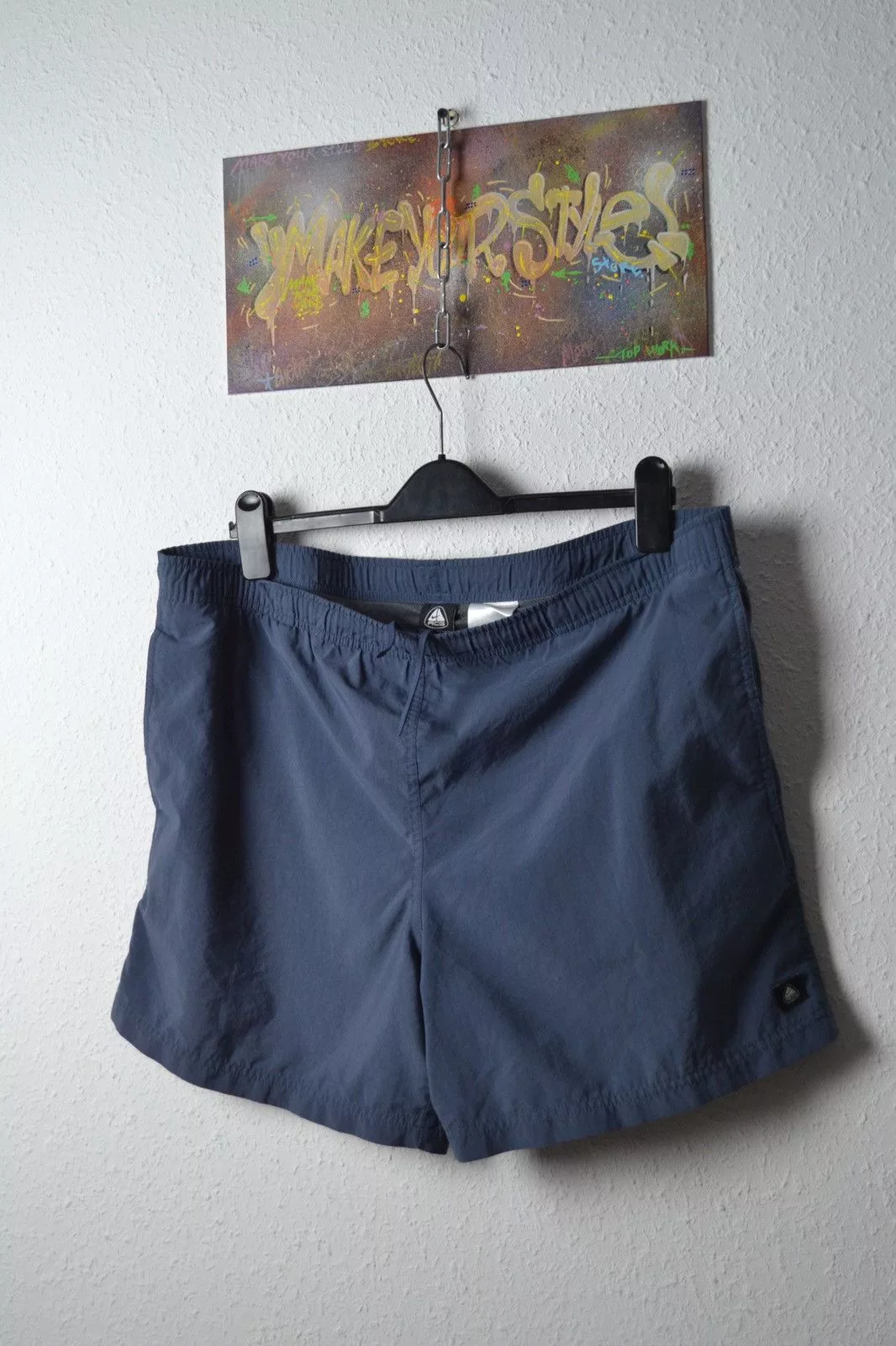 Nike ACG Shorts Nike ACG × Vintage Y2K Nike ACG Vintage Nylon Shorts Blue Gorpcore
