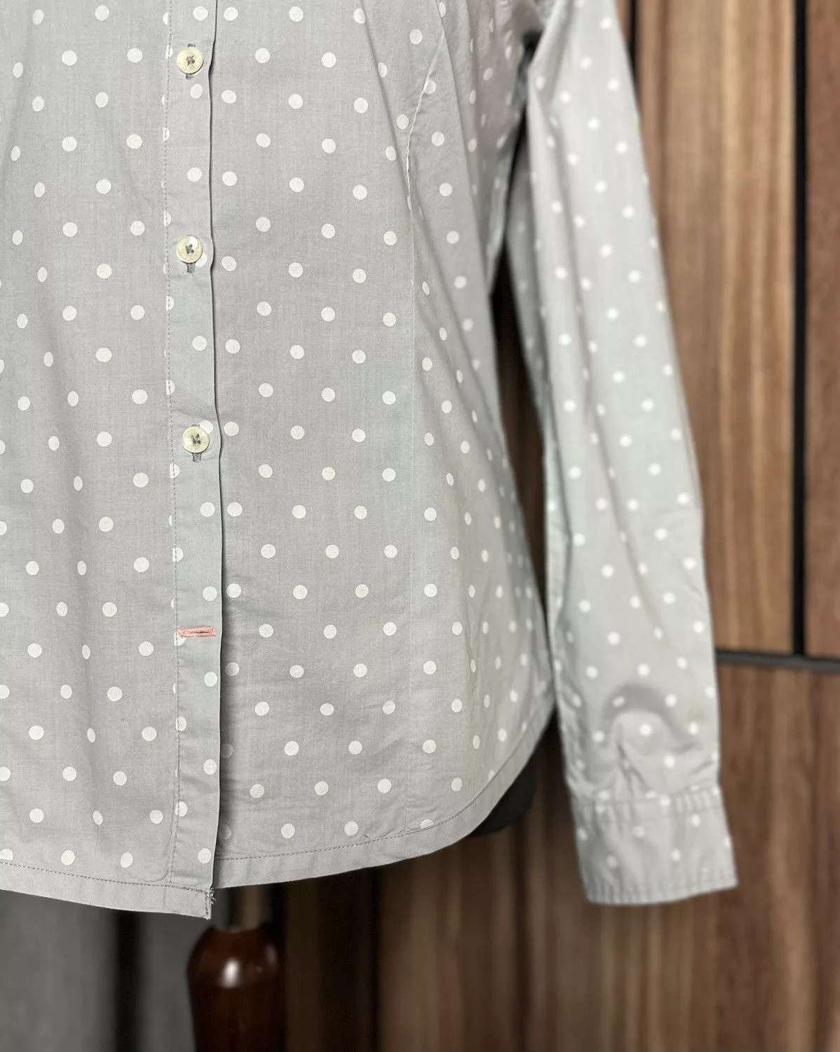 Napapijri Button Ups Napapijri Dotted Shirt Blouse Long Sleeve Women's Size S Multi Luxury