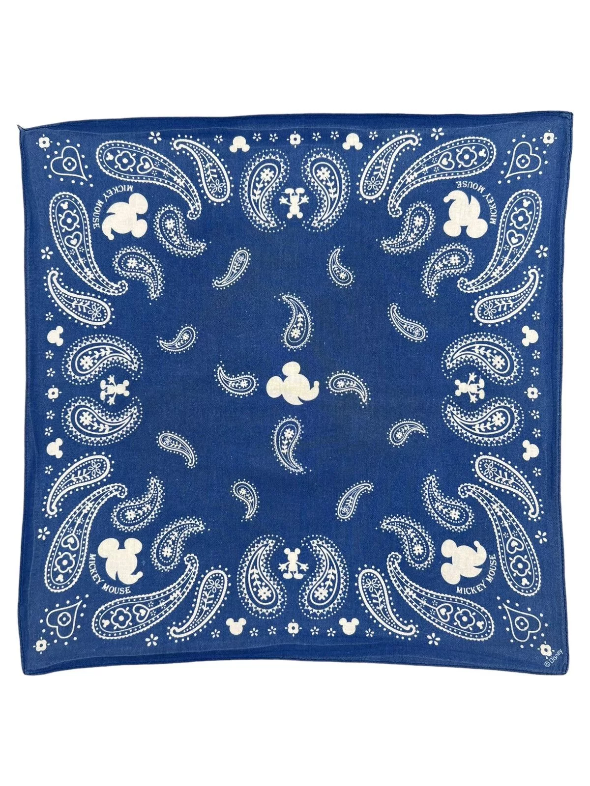Disney Ties Pocketsquares Disney × Mickey Mouse Mickey Mouse Handkerchief Neckerchief Bandana Pocketsquare Multi
