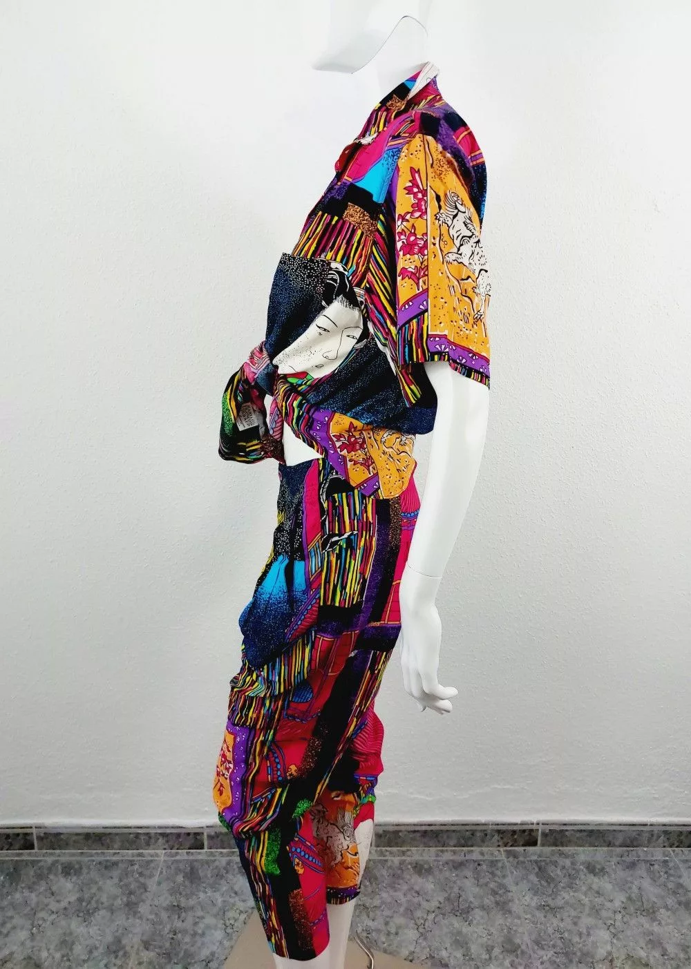 Marithe + Francois Girbaud Maxi Dresses Marithe + Francois Girbaud Dragon Tiger Boho Shirt Pants Set Multi