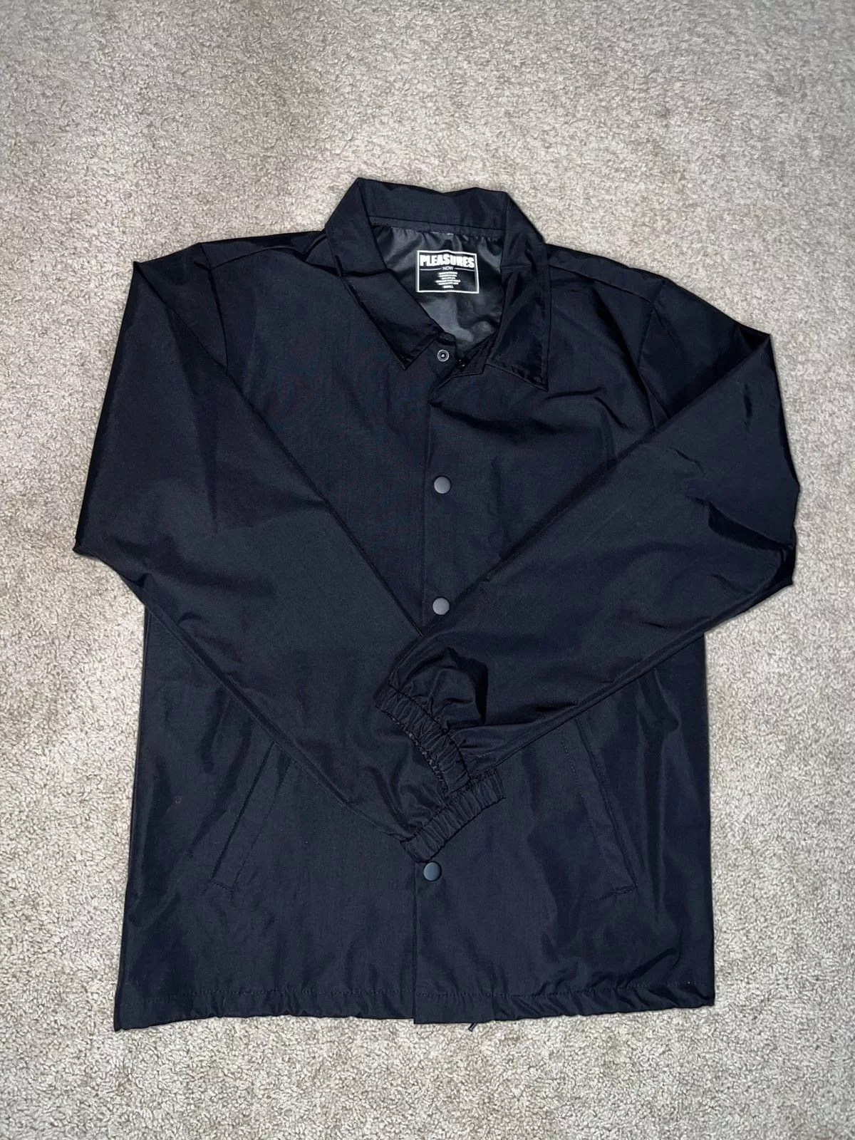 Pleasures Light Jackets Pleasures Coach Jacket Black Streetwear