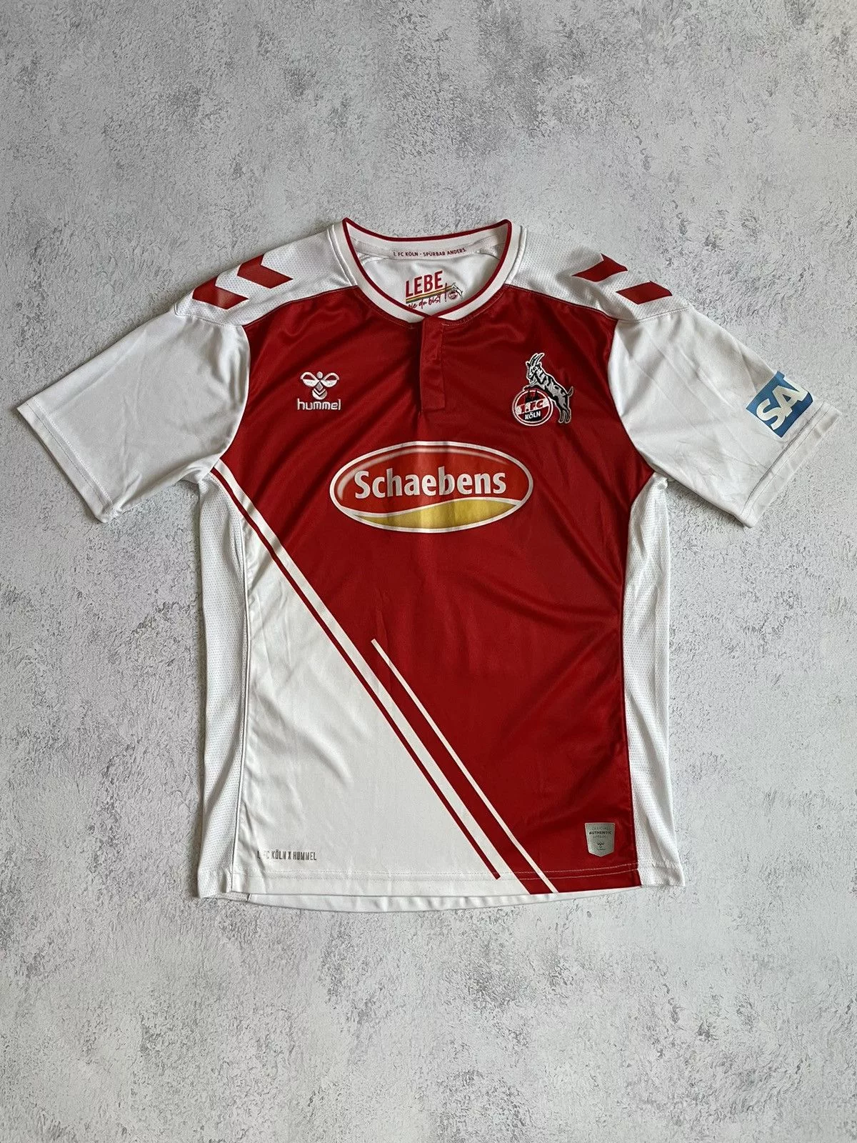 Hummel Jerseys Hummel FC Köln 2010s Soccer Jersey Tee Size S #19 Multi