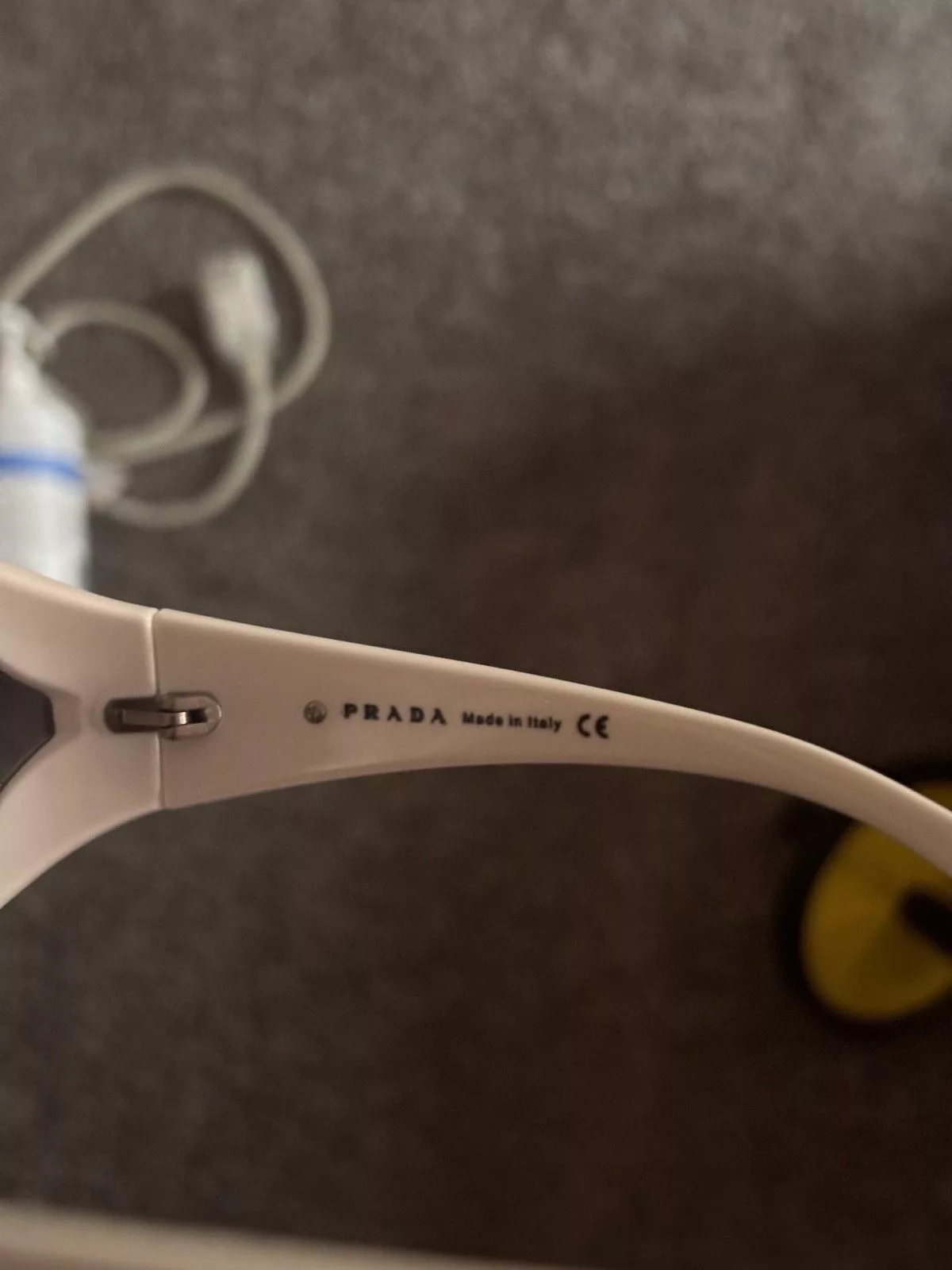 Prada × Vintage Prada Sunglasses white