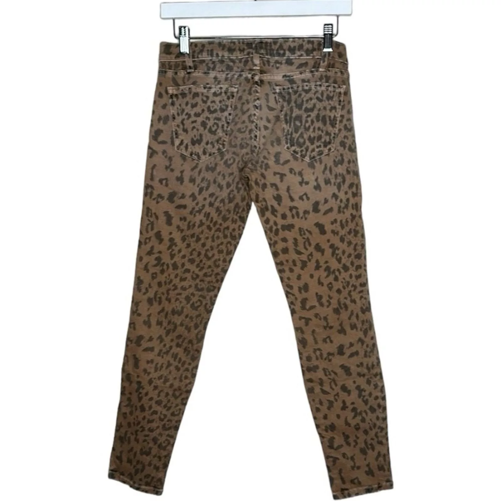 Current/Elliot Jeans Current/Elliott Leopard Skinny Stiletto Jean Sz 25 Indie Y2K Brown