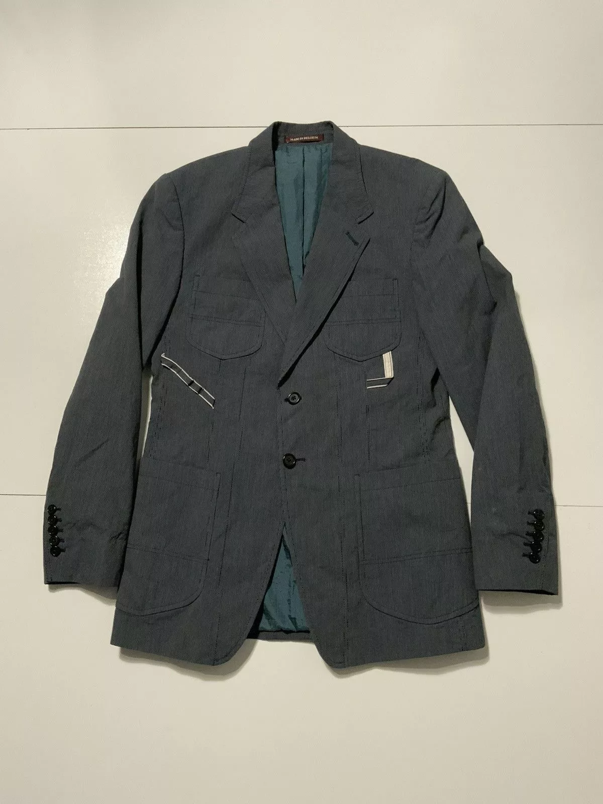 Paul Smith Light Jackets $795 Paul Smith Nylon Lined Stripe Sportscoat Blazer Jacket Multi Vintage