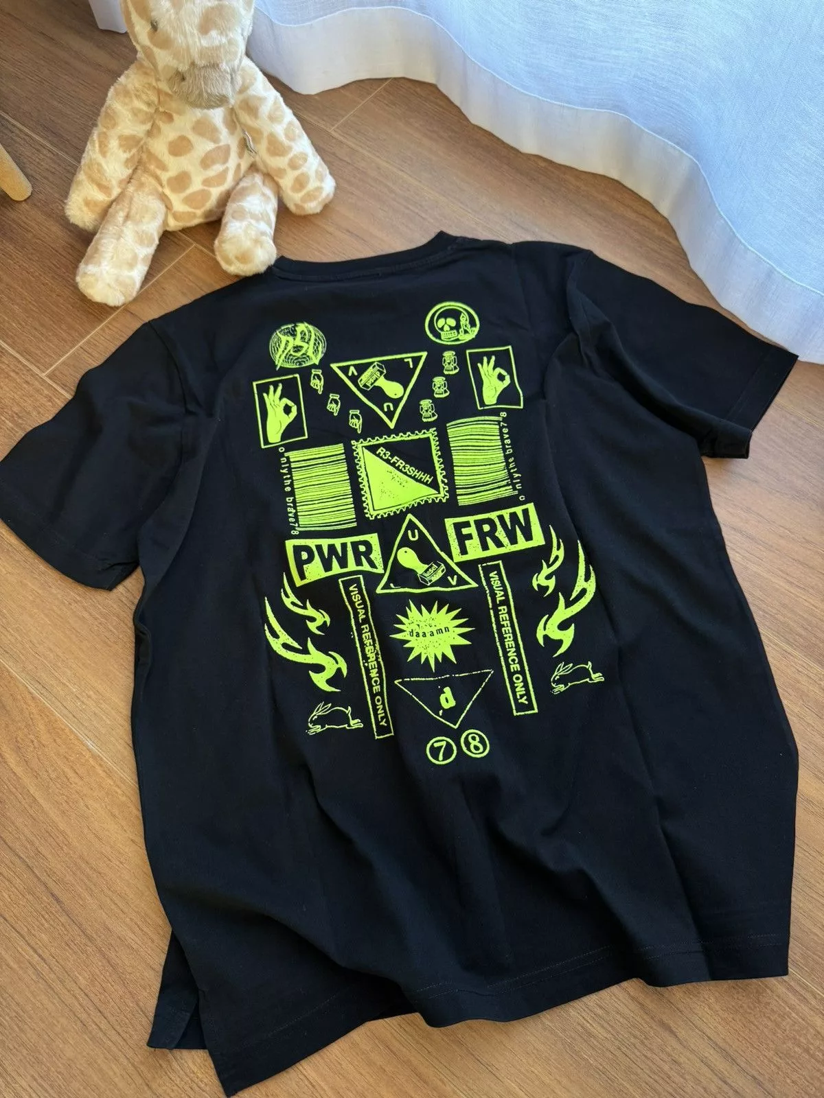 Diesel Short Sleeve T Shirts Diesel barcode Black