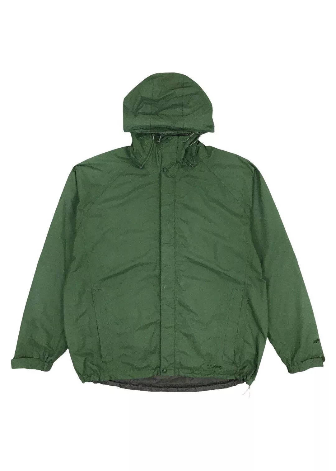 L.L. Bean Light Jackets L.L. Bean × Vintage Vintage L.LBean Zipper Hoodie Light Jacket Green
