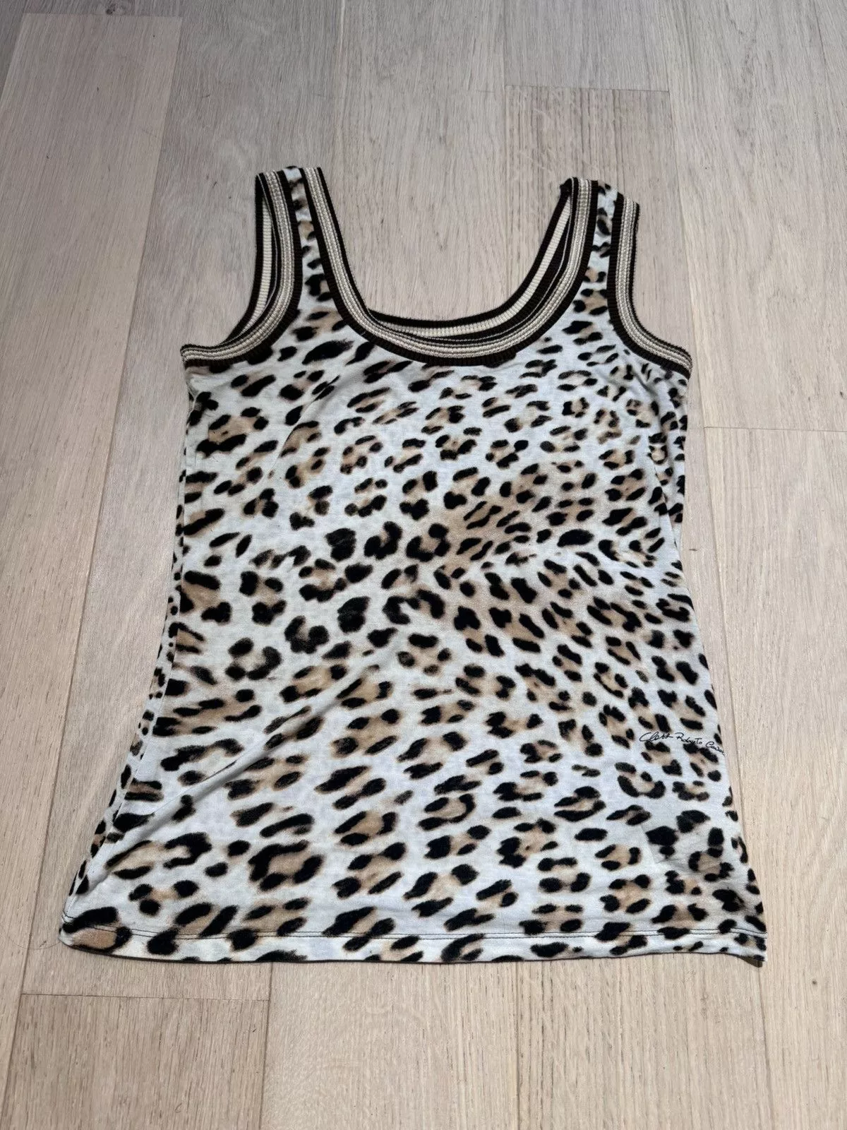 Roberto Cavalli Tank Tops Roberto Cavalli Sexy leopard tank top Multi