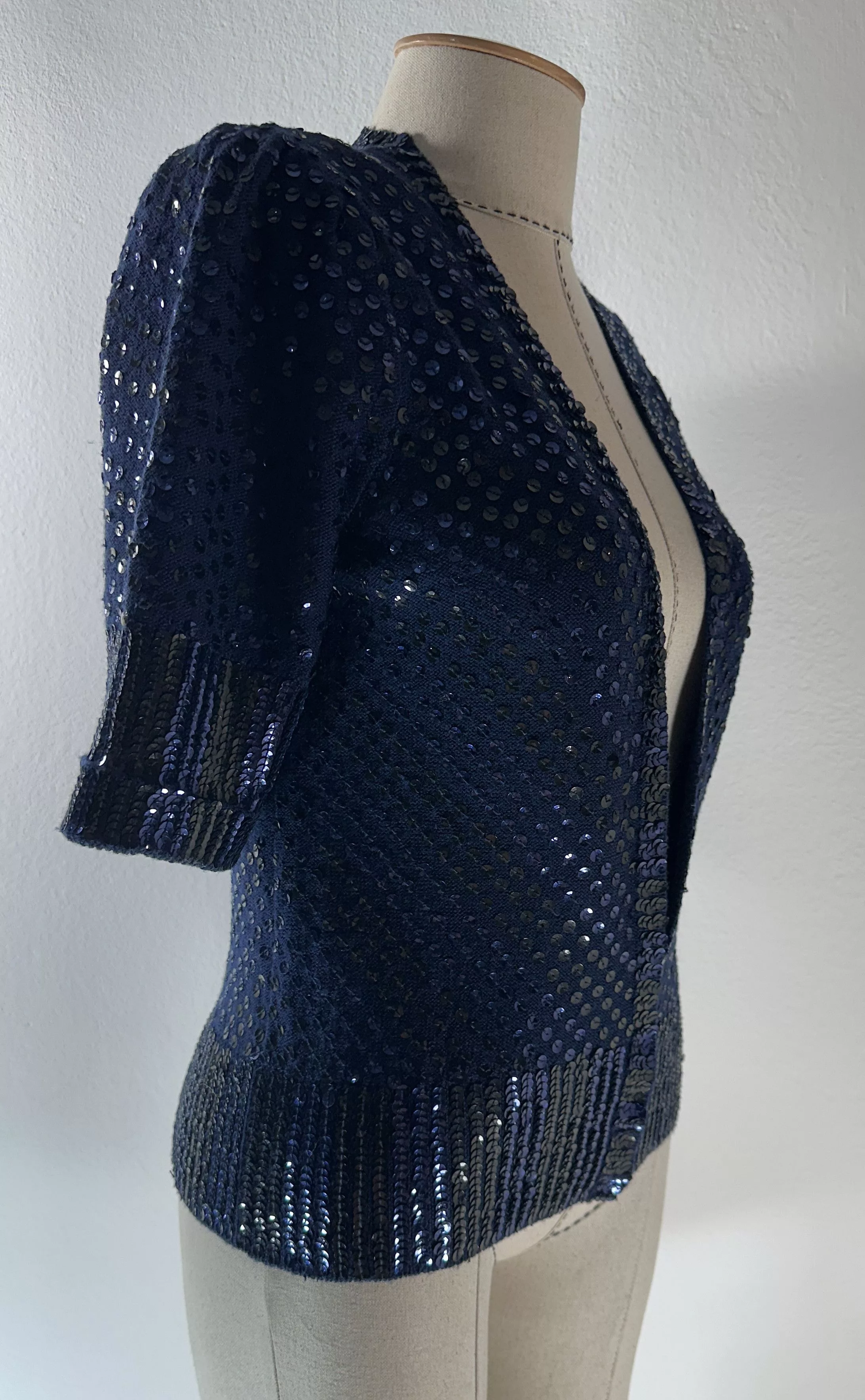 Marc by Marc Jacobs Sweaters Marc by Marc Jacobs Blue cardigan sequins