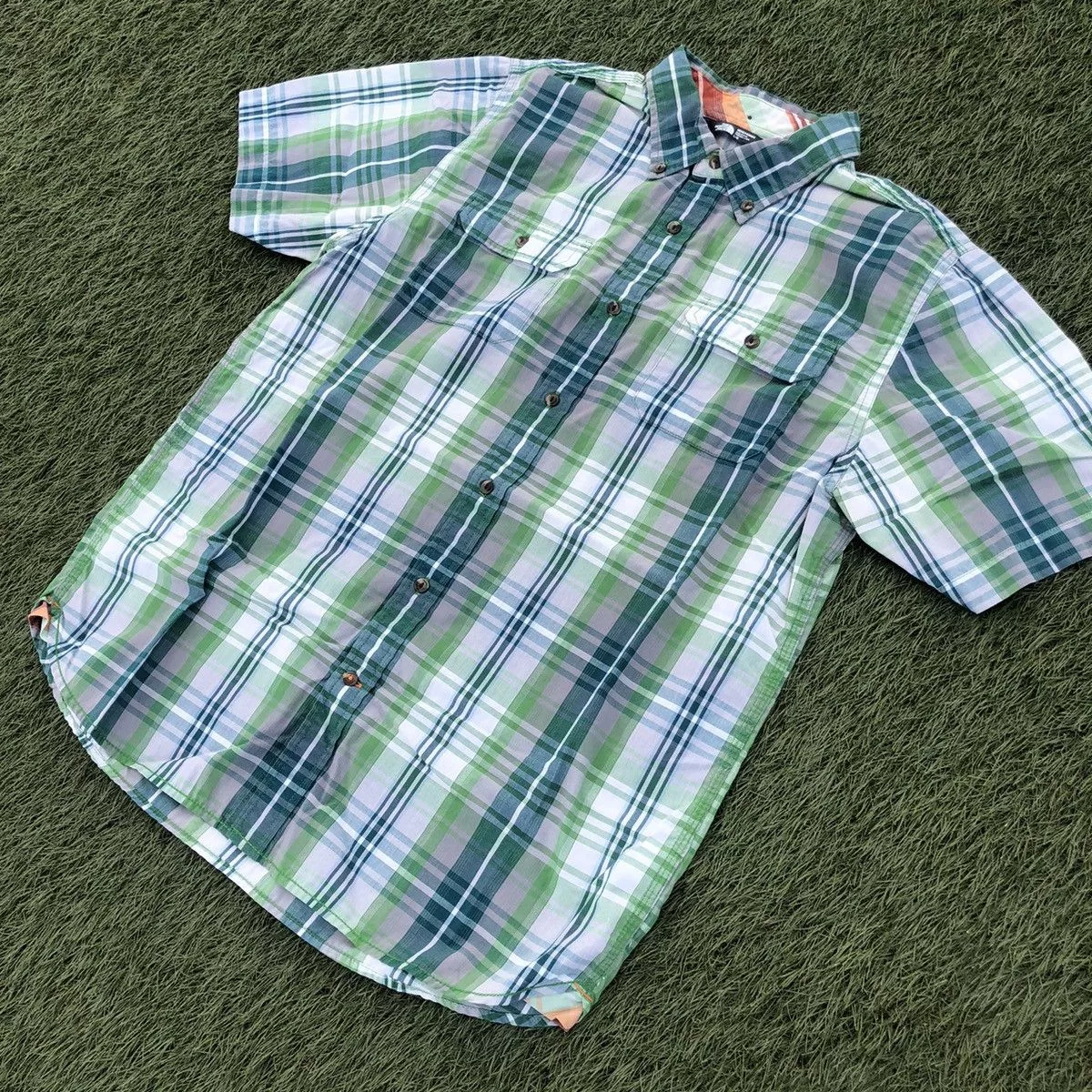 The North Face Shirts Button Ups The north face short sleeve dress shirt White Gorpcore