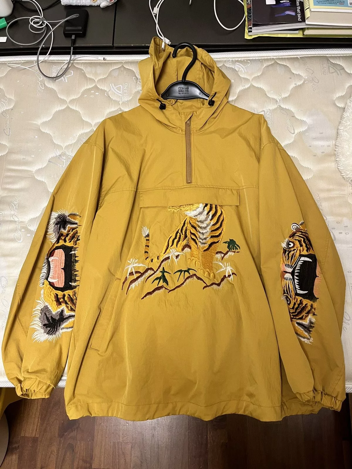 Doublet Raincoats DOUBLET Embroidery Anorak Yellow