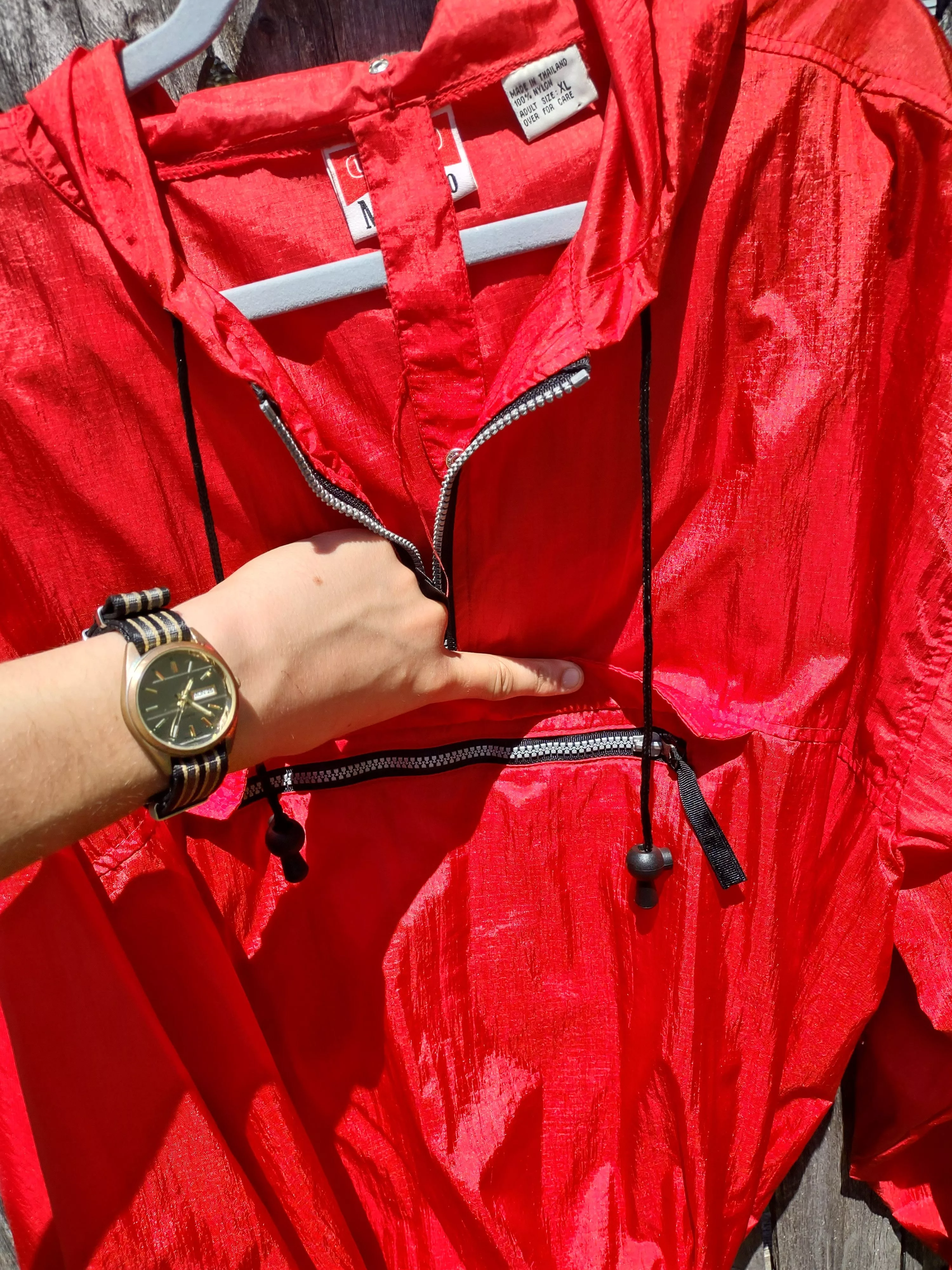 Marlboro Unlimited Light Jackets Marlboro Unlimited × Vintage Vintage Packable Marlboro Anorak Red