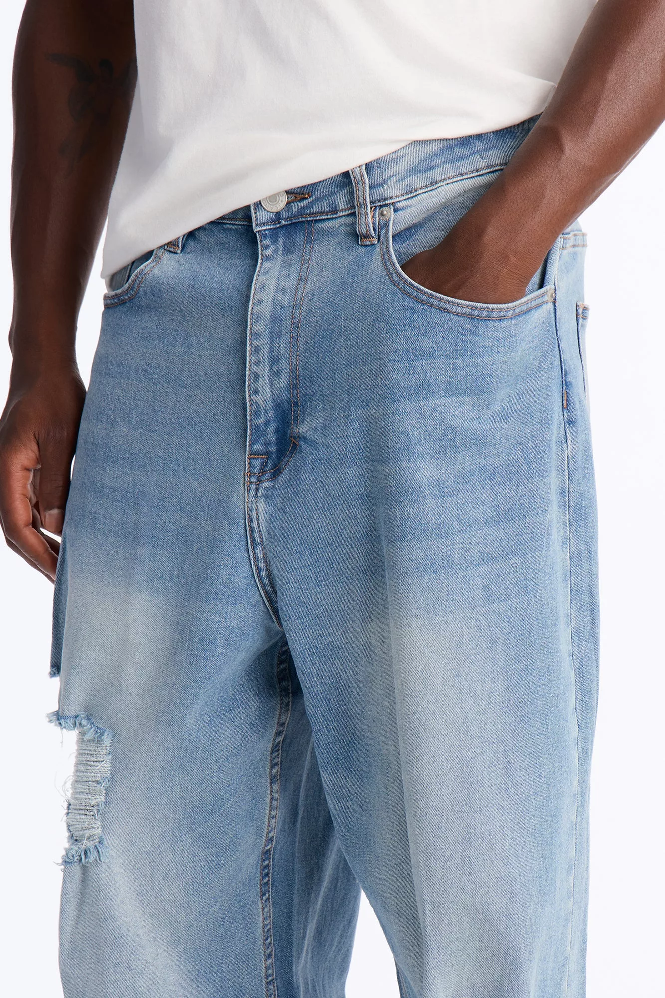 Baggy Cornell Jean - Light Wash