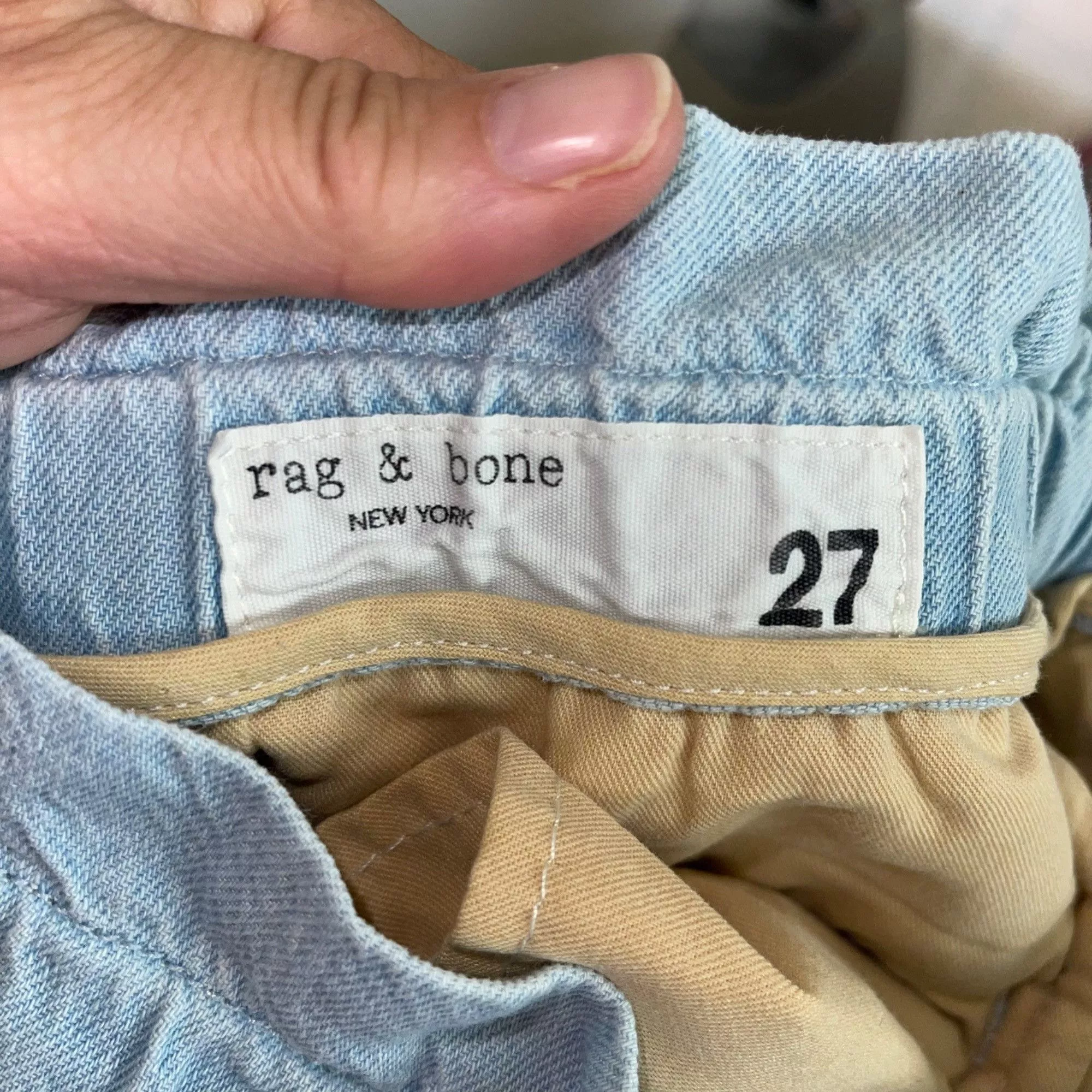 Rag & Bone Pants Rag & Bone Rag Bone Womens Pants Size 27 Blue Straight
