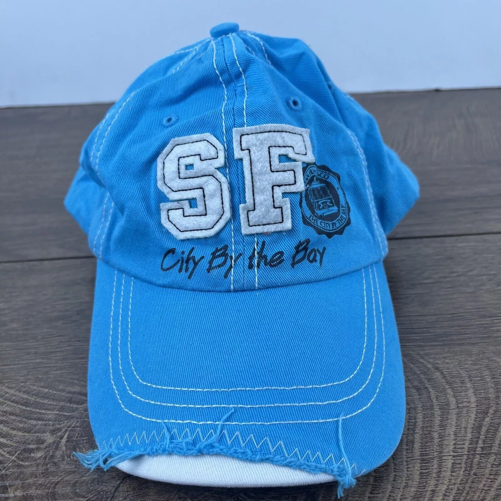 Other Hats Other San Francisco Hat City by the Bay Hat Blue Cap Adjustable Bl