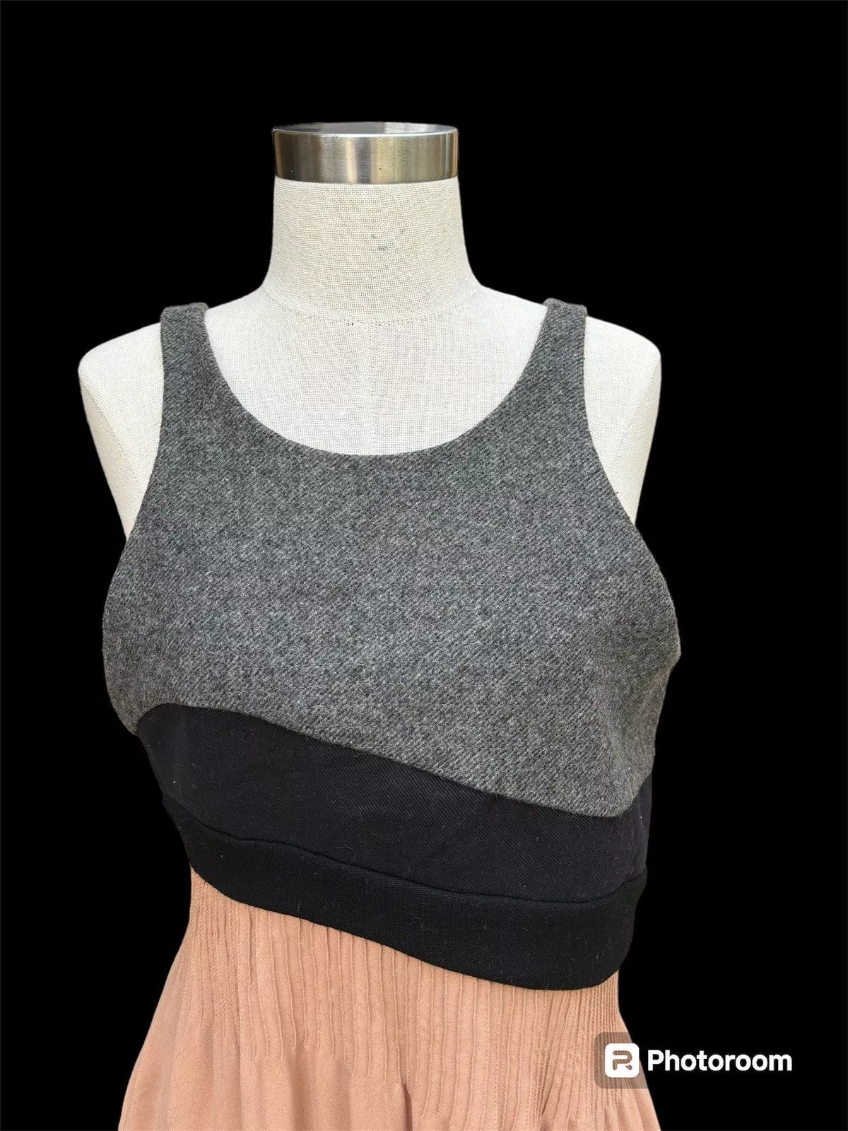 Marni Tank Tops Marni Layered asymmetrical top Gray