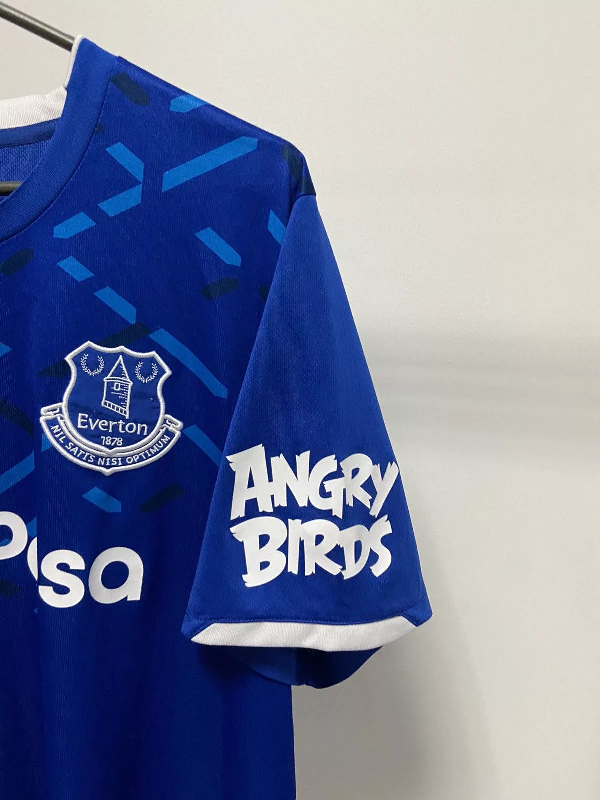Umbro Short Sleeve T Shirts Umbro × Vintage Umbro Everton SportPesa Angry Birds Big Logo Vintage T shirt Blue