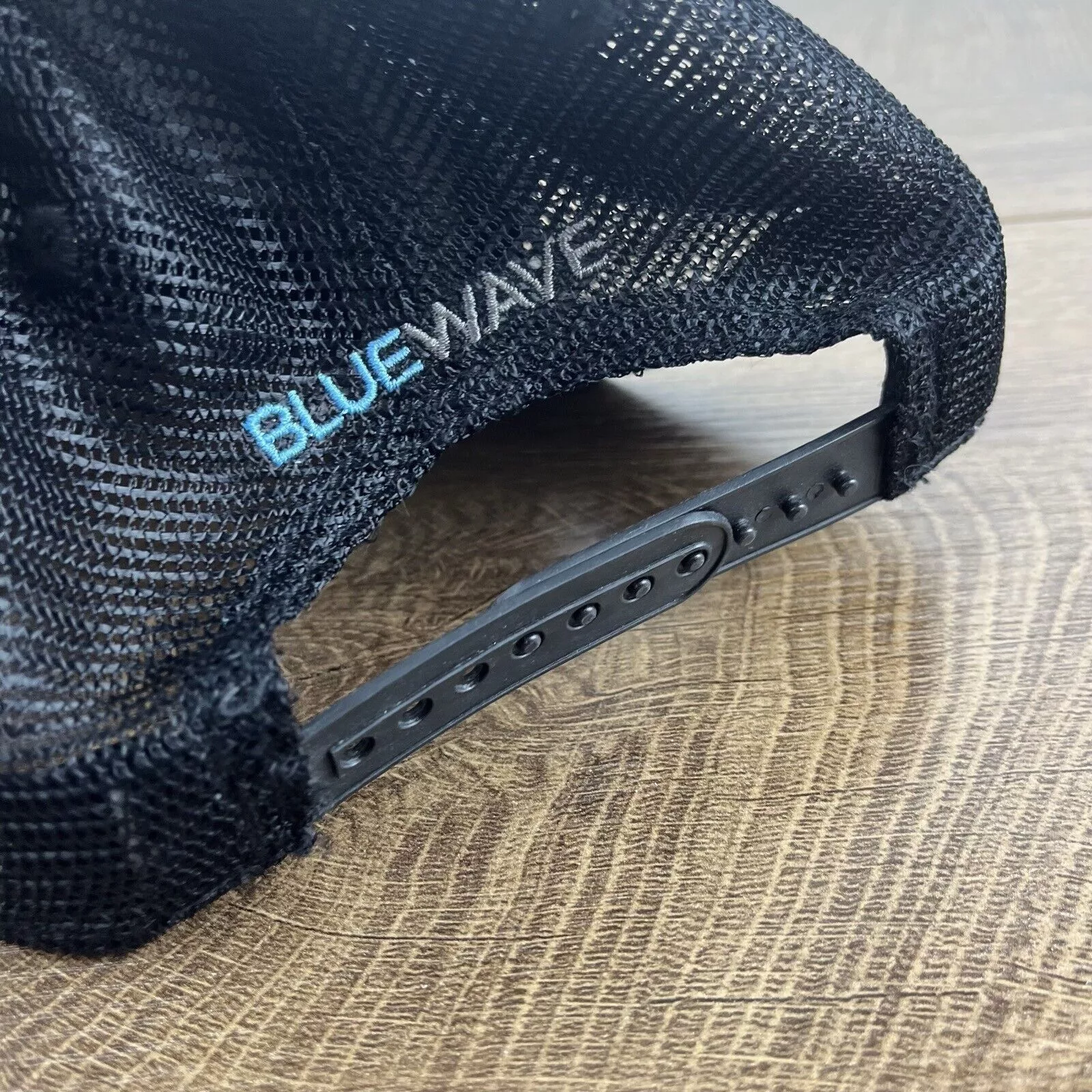 Other Hats Other Blue Wave Hat Blue Wave Adjustable Hat Black Hat Adult Fit B