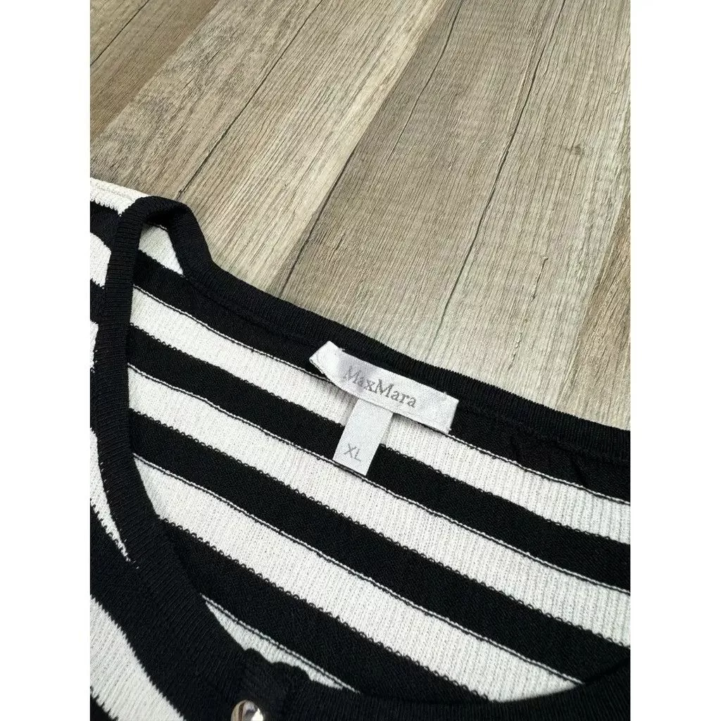 Max Mara Sweaters Max Mara Jumper striped Size: XL Blue