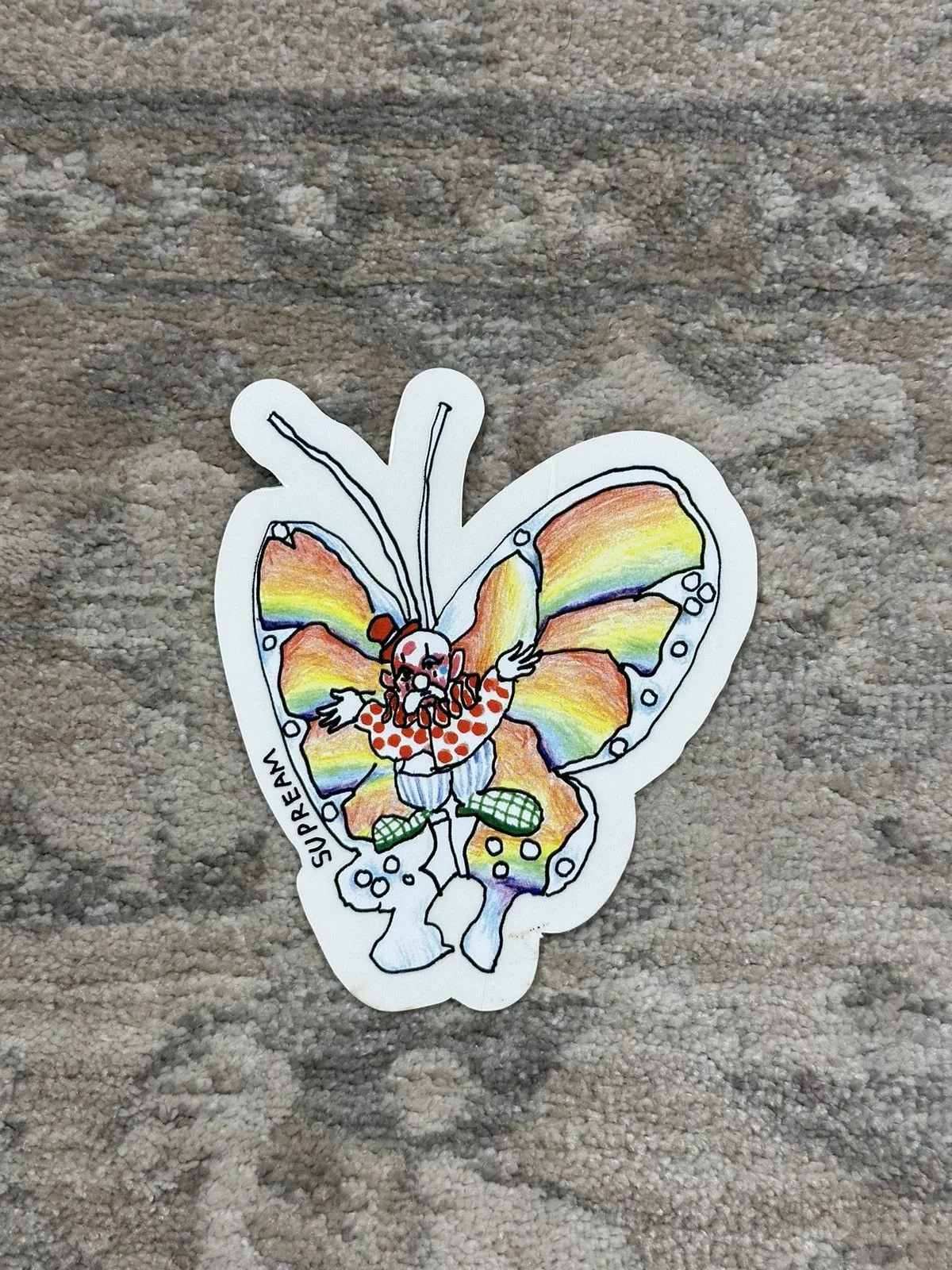 Supreme Supreme Supreme Gonz Butterfly Sticker Multi