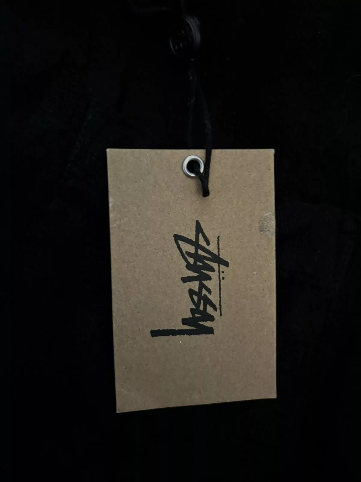 Stussy Shirts Button Ups Stussy Diamond Jacquard Linen Shirt Black