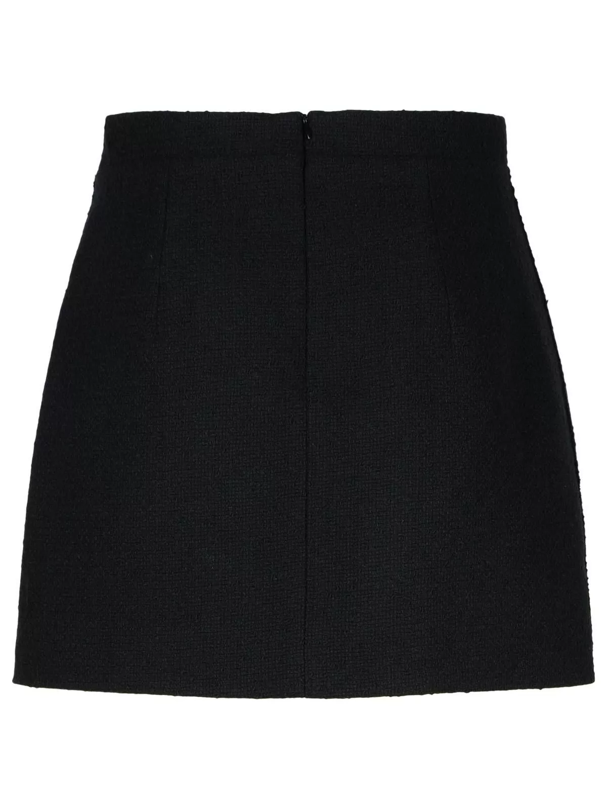 Patou Midi Skirts PATOU Black Virgin Wool Blend Miniskirt Multi